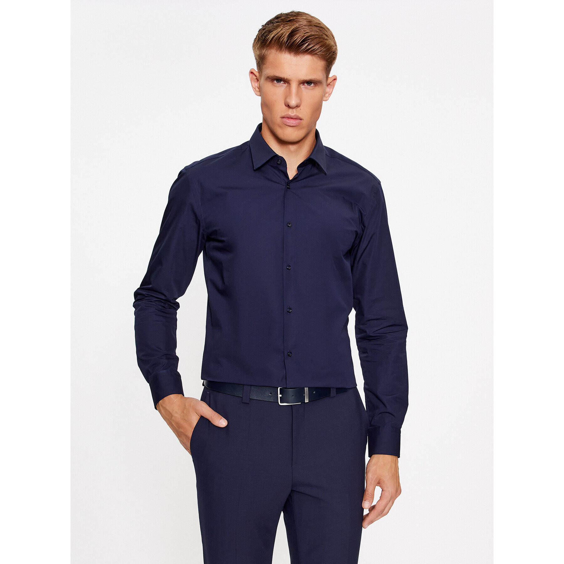 Hugo Košile Kenno 50289499 Modrá Slim Fit - Pepit.cz