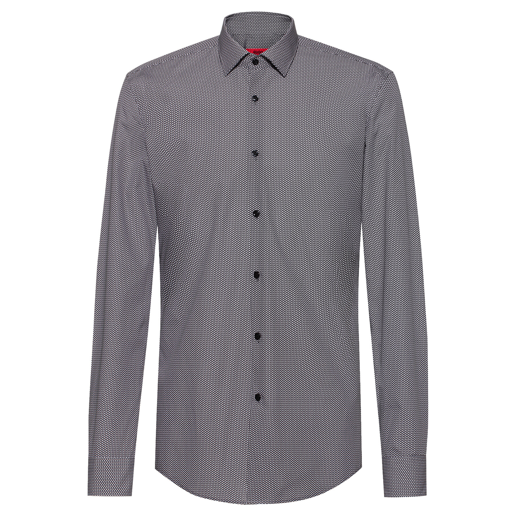 Hugo Košile Kenno 50443550 Šedá Slim Fit - Pepit.cz