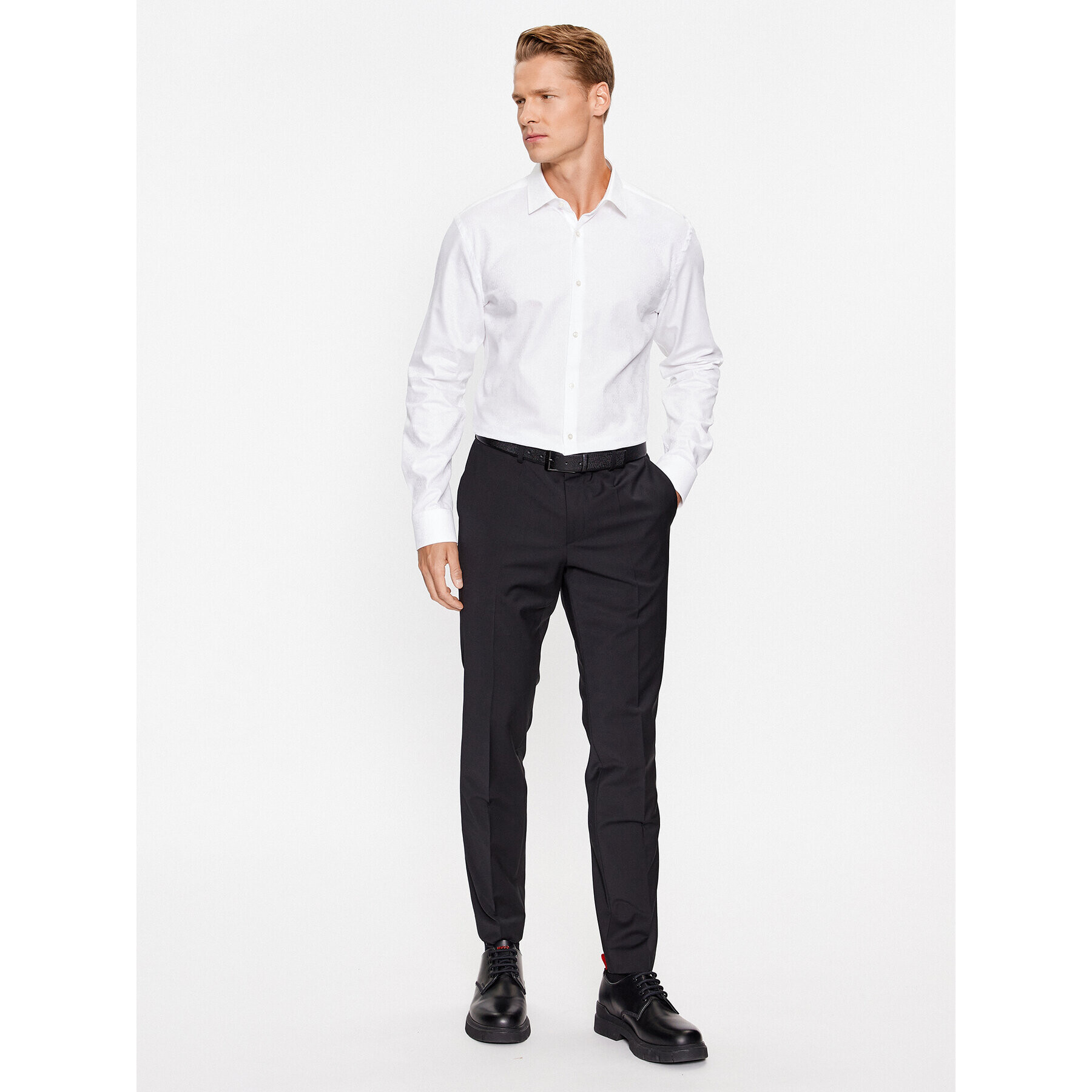 Hugo Košile Kenno 50500965 Bílá Slim Fit - Pepit.cz