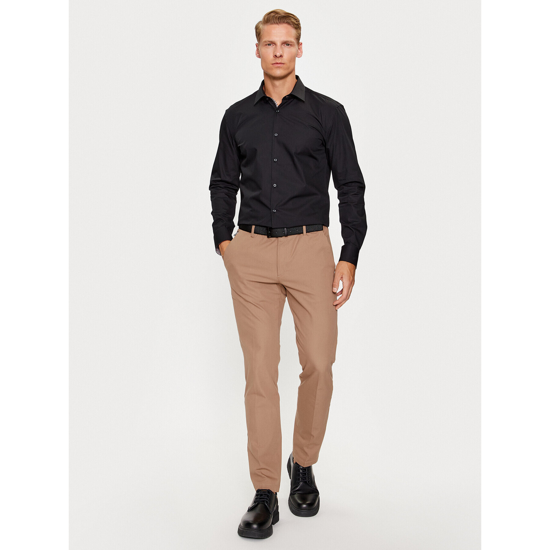 Hugo Košile Koey 50494531 Černá Slim Fit - Pepit.cz