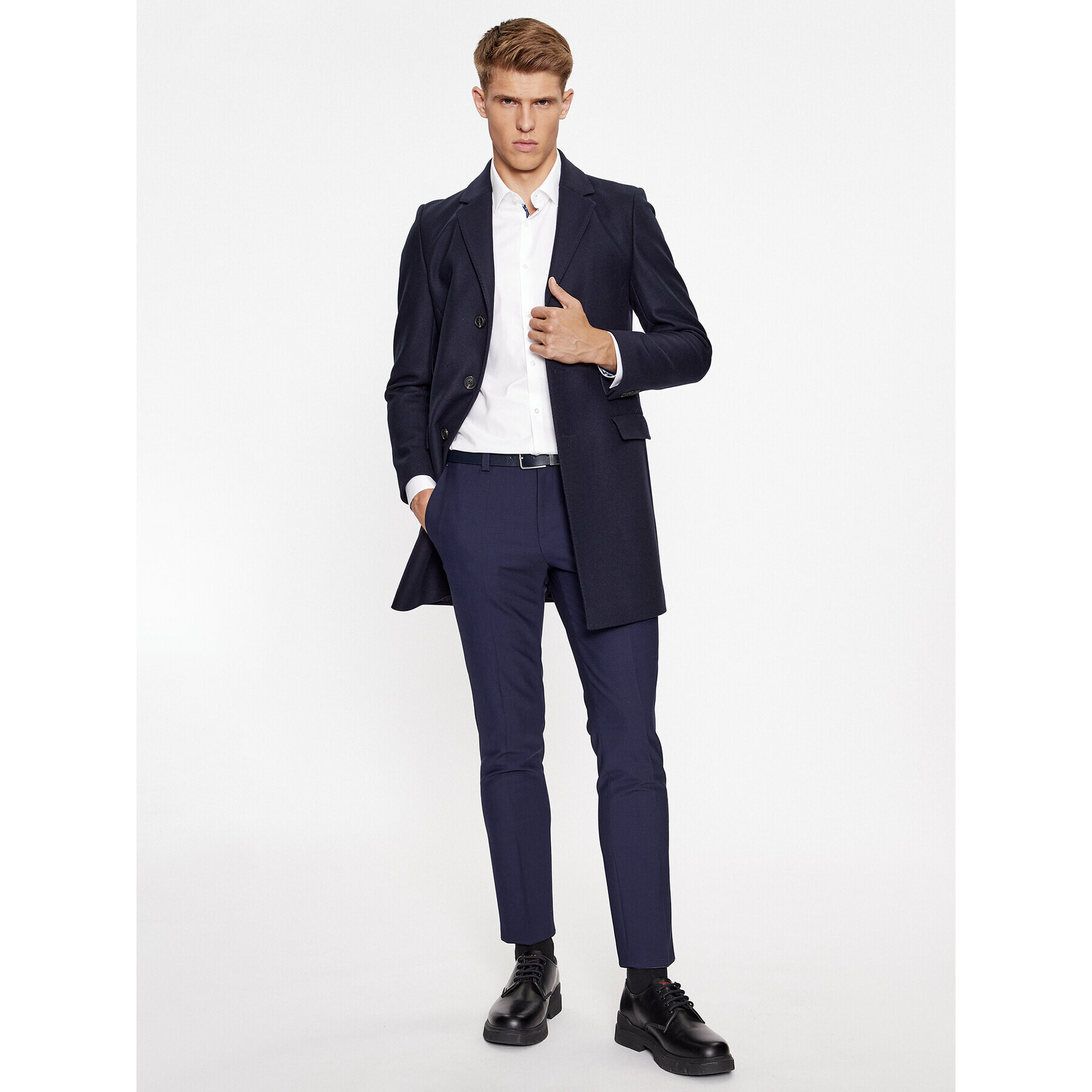 Hugo Košile Koey 50500210 Bílá Slim Fit - Pepit.cz