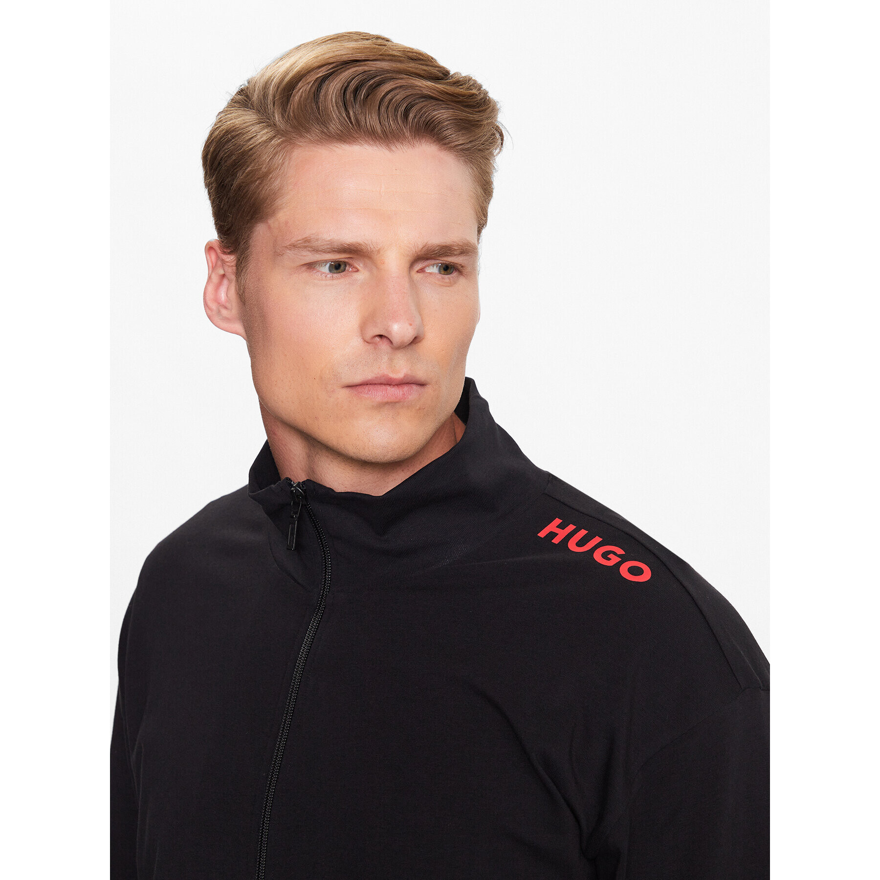 Hugo Mikina 50487782 Černá Relaxed Fit - Pepit.cz