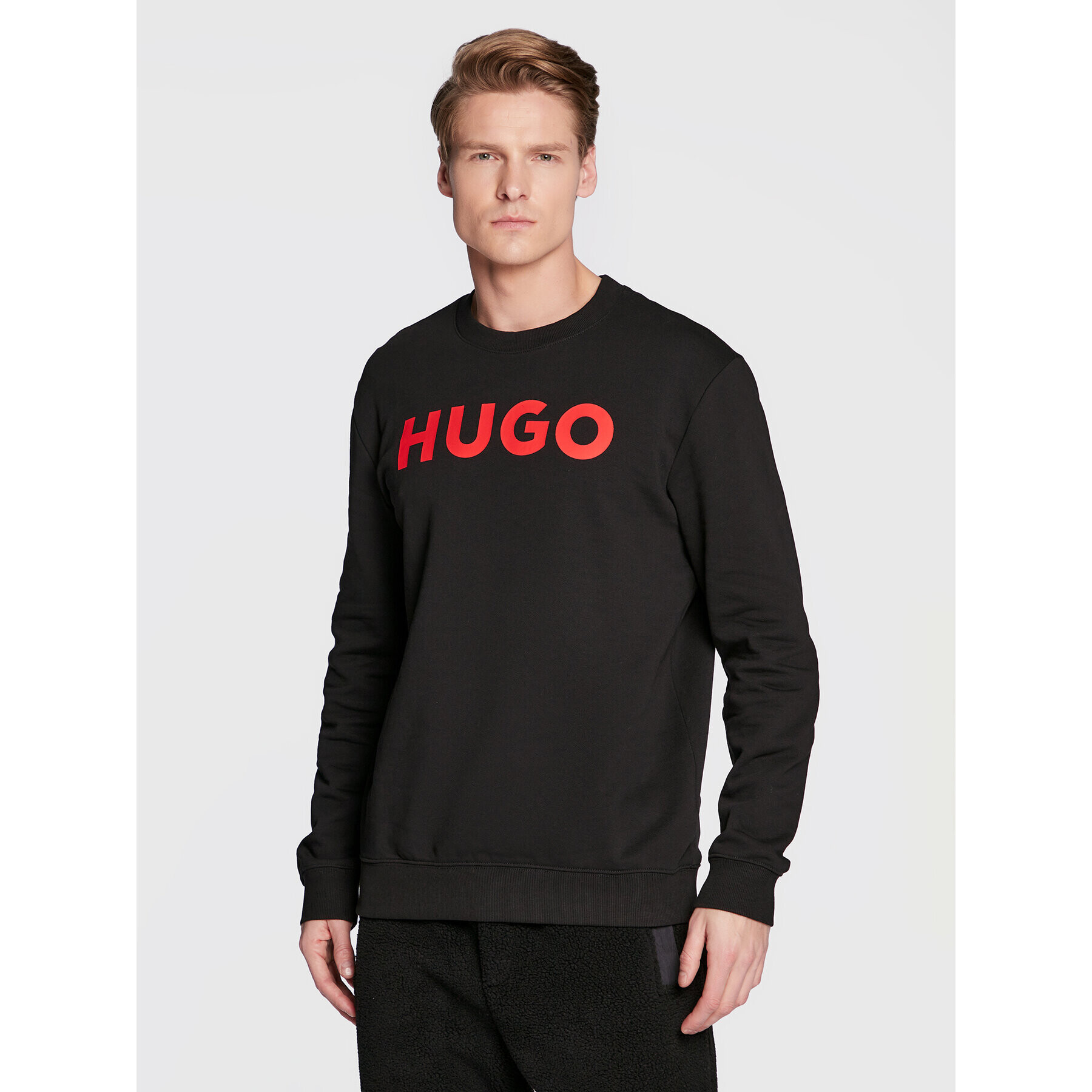 Hugo Mikina Dem 50477328 Černá Regular Fit - Pepit.cz