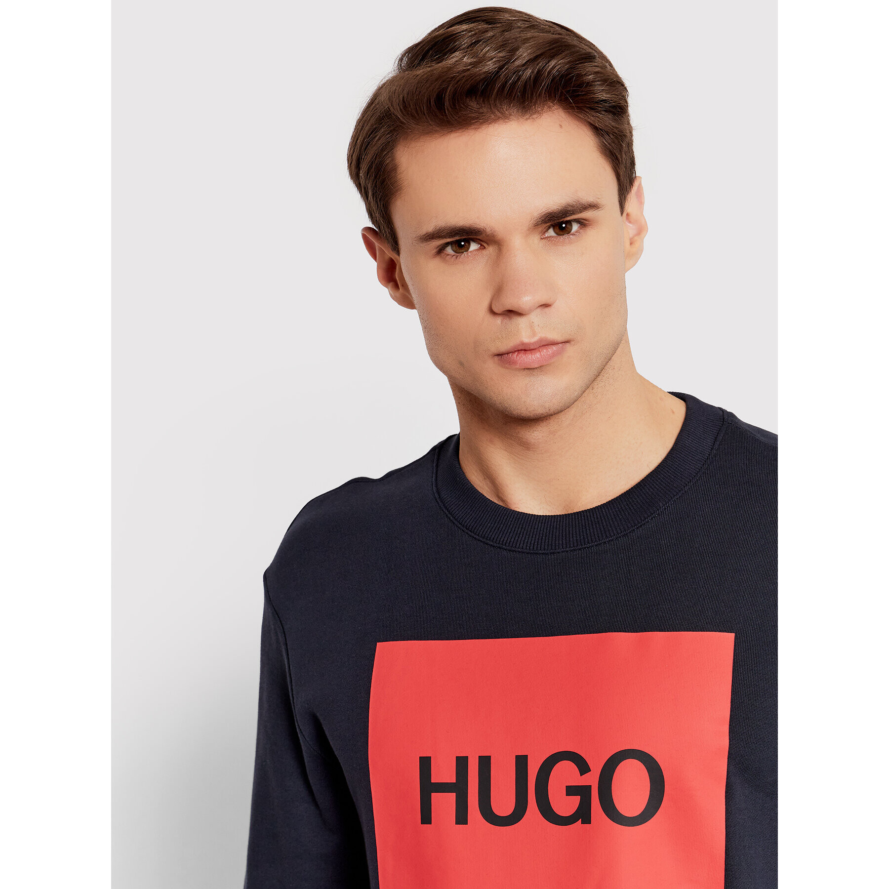 Hugo Mikina Duragol 50463314 Tmavomodrá Regular Fit - Pepit.cz