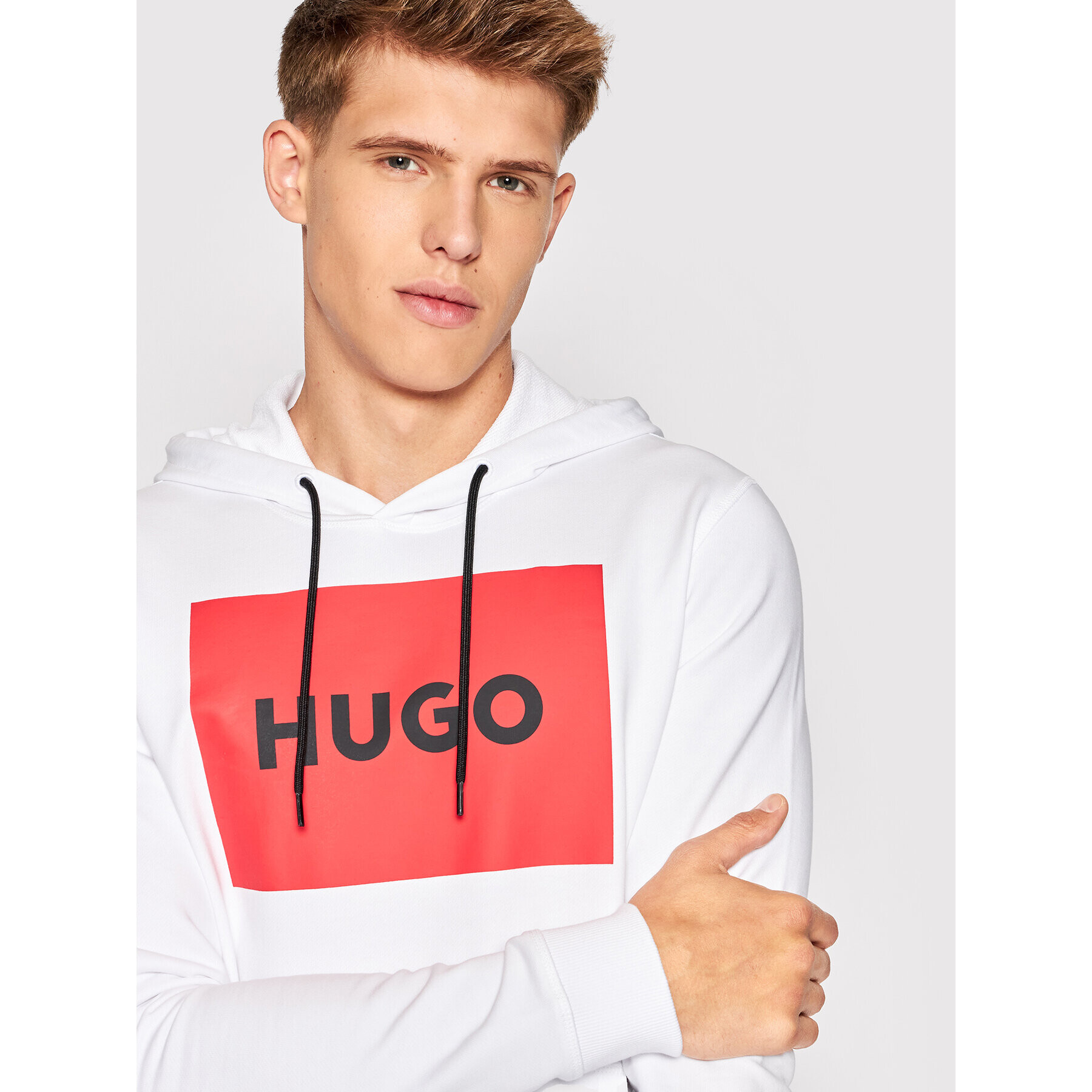 Hugo Mikina Duratschi223 50473168 Bílá Regular Fit - Pepit.cz