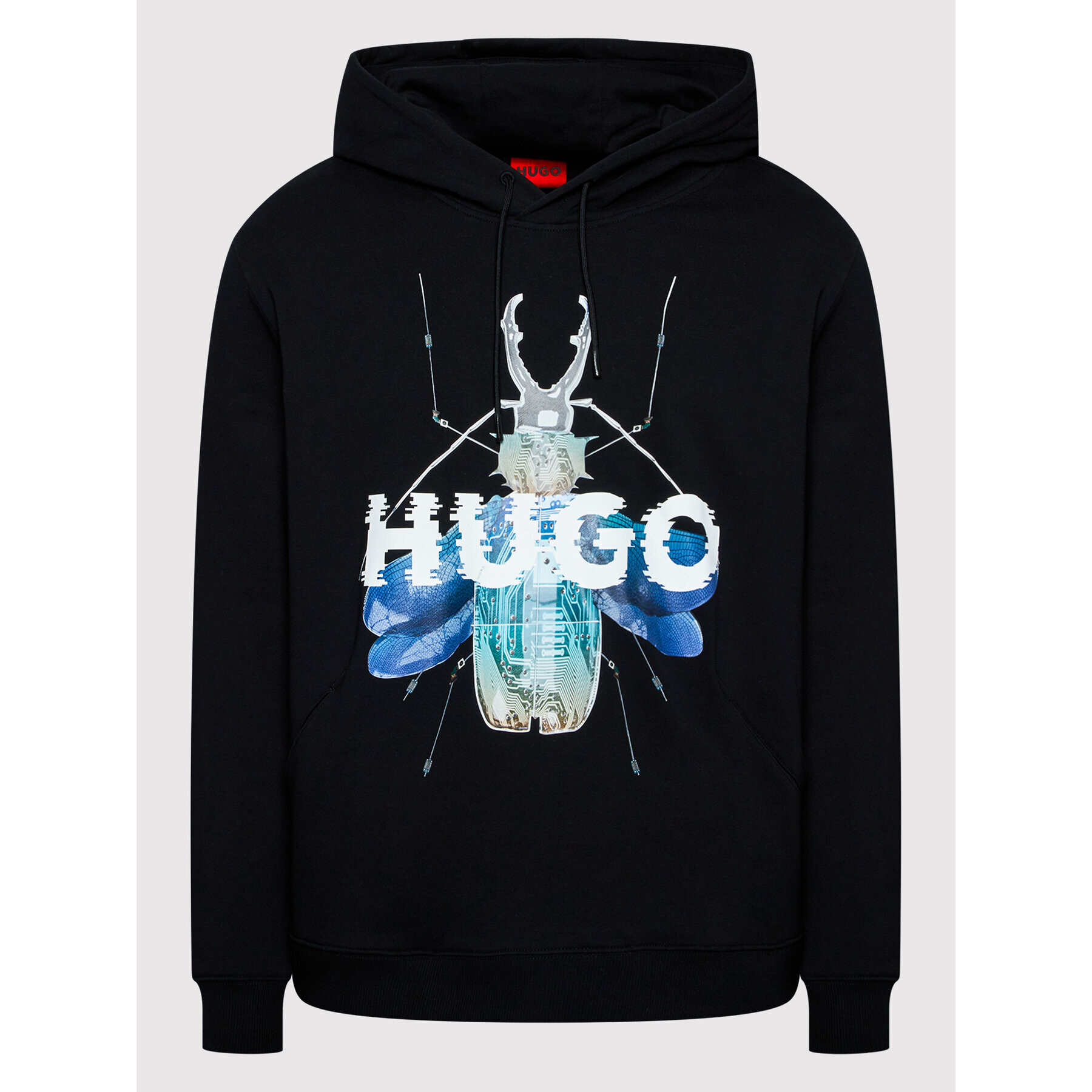 Hugo Mikina Dyberbug 50465373 Černá Regular Fit - Pepit.cz