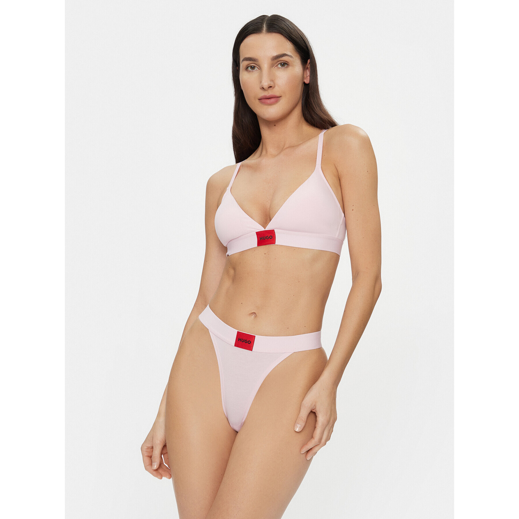 Hugo Podprsenka Bralette Red Label 50503098 Růžová - Pepit.cz