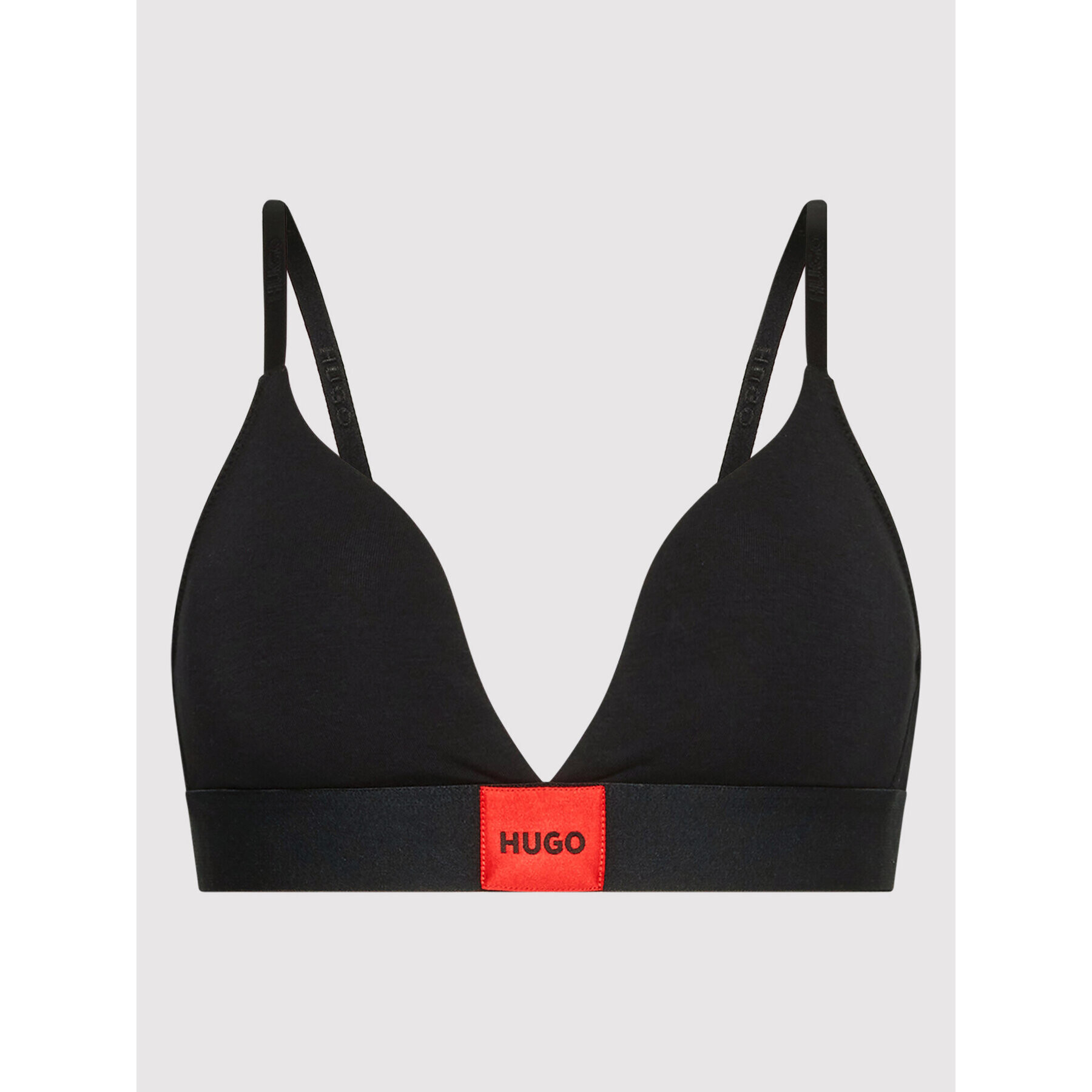 Hugo Podprsenka Bralette Triangle Red Label 50469647 Černá - Pepit.cz