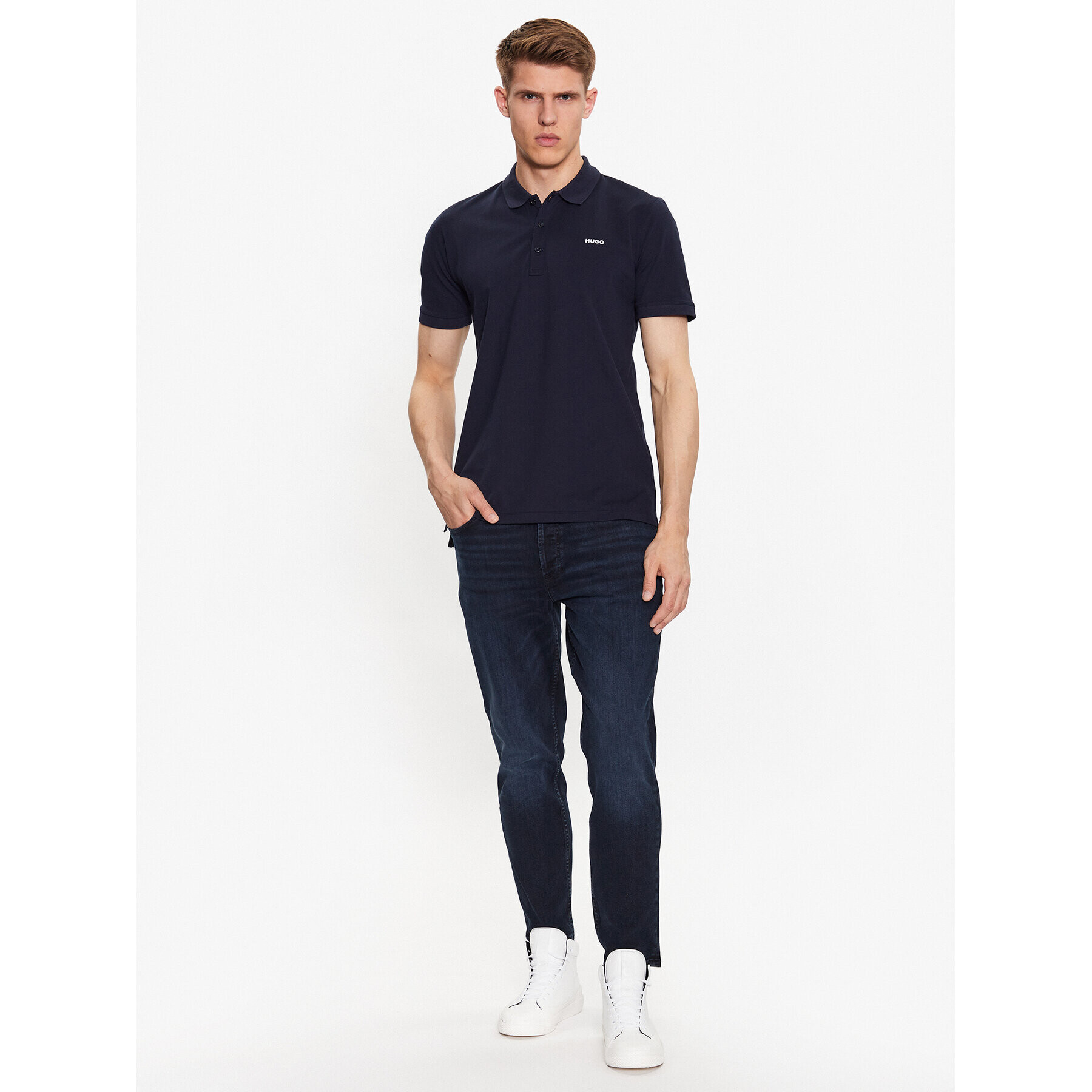 Hugo Polokošile 50470547 Tmavomodrá Slim Fit - Pepit.cz