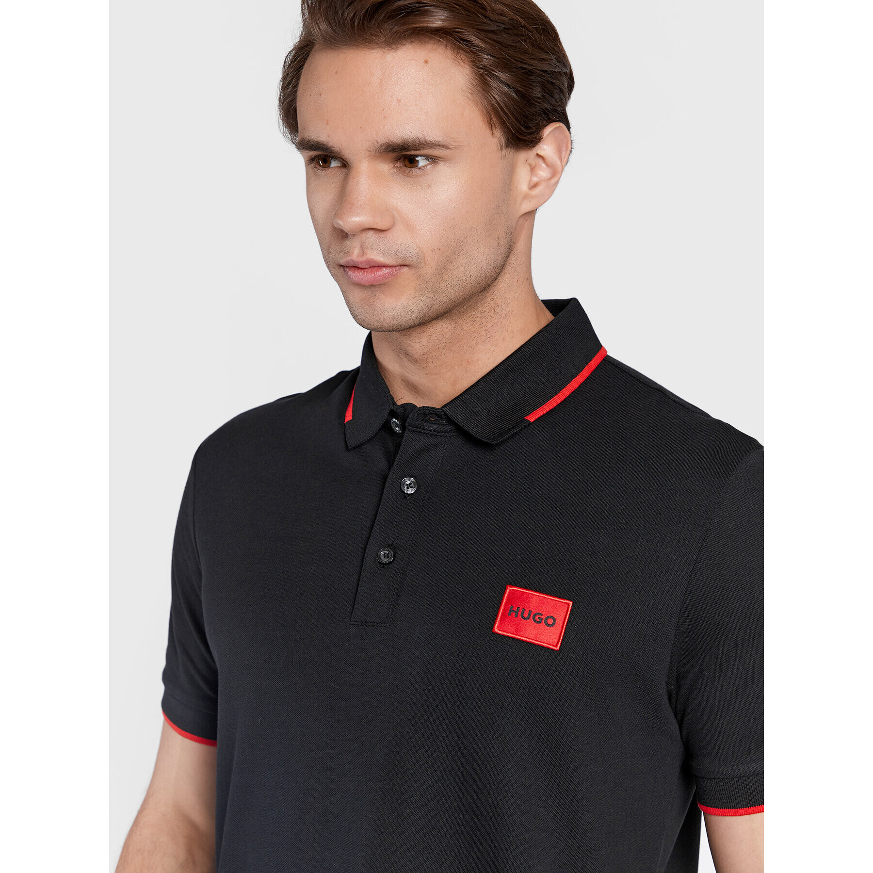 Hugo Polokošile Deresino 50467384 Černá Slim Fit - Pepit.cz