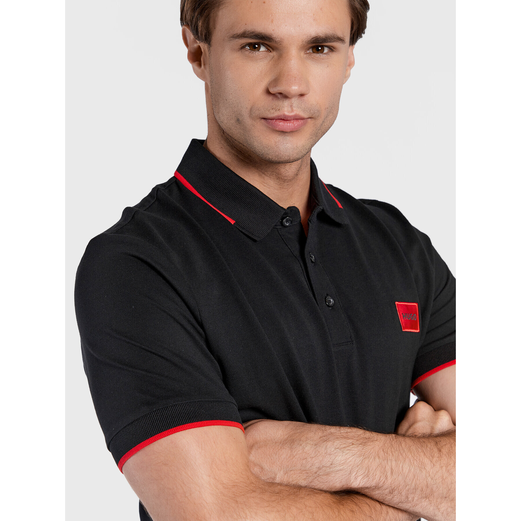 Hugo Polokošile Deresino 50467384 Černá Slim Fit - Pepit.cz