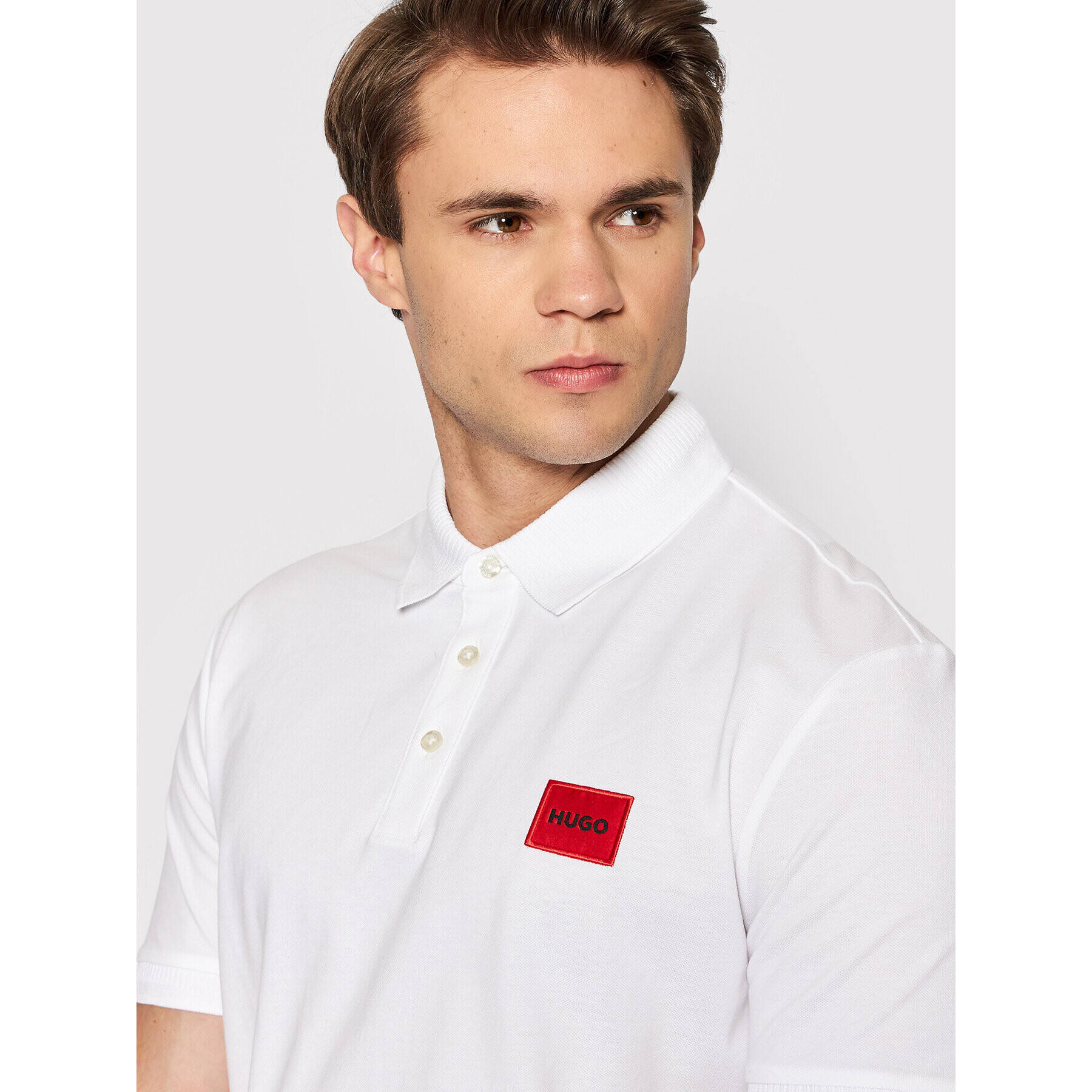 Hugo Polokošile Dereso222 50466202 Bílá Slim Fit - Pepit.cz