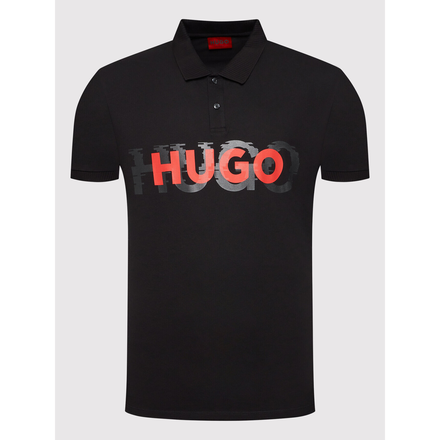 Hugo Polokošile Dristofano 50468259 Černá Regular Fit - Pepit.cz