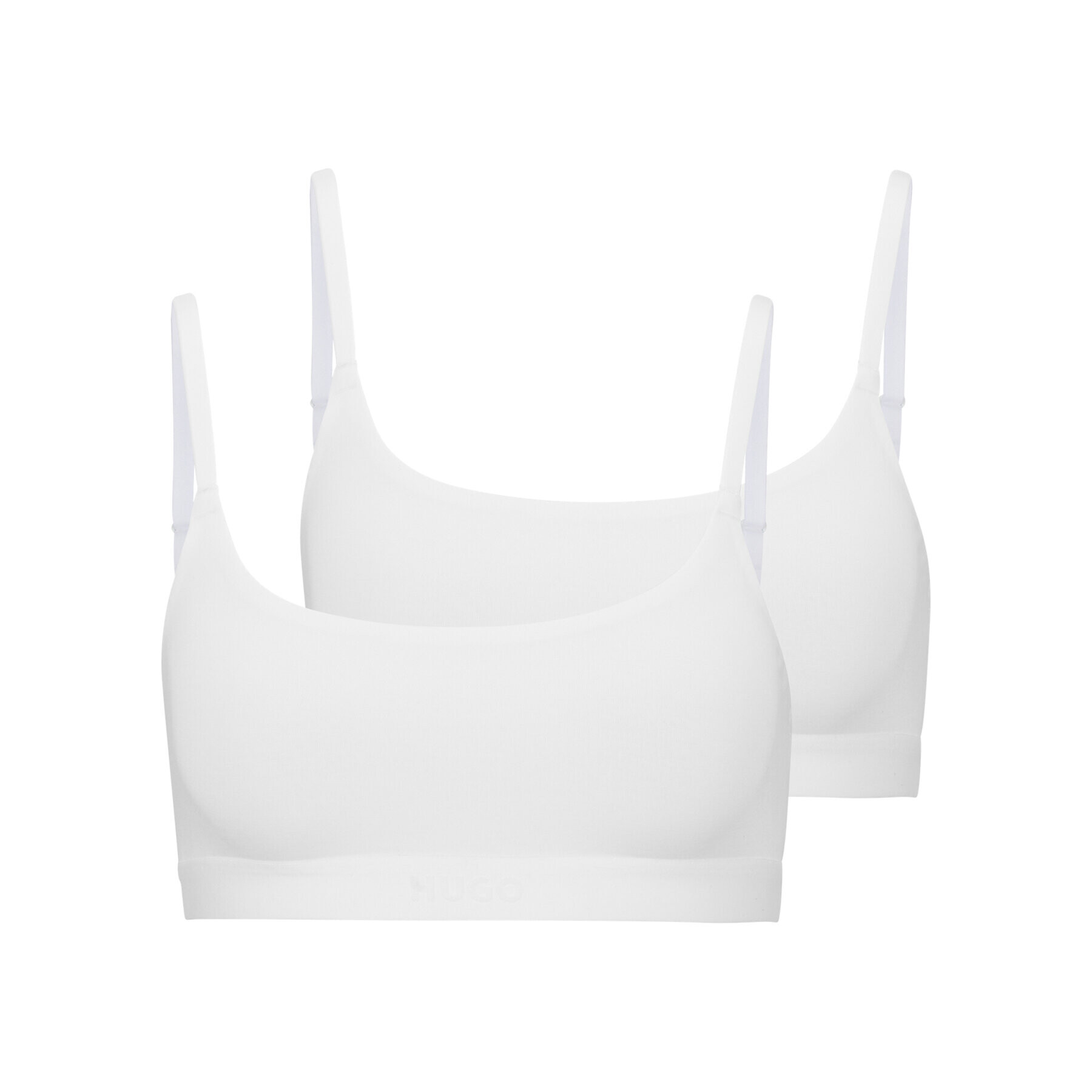 Hugo Sada 2 podprsenek Bra Top Twin Bralette Pure 50496865 Bílá - Pepit.cz