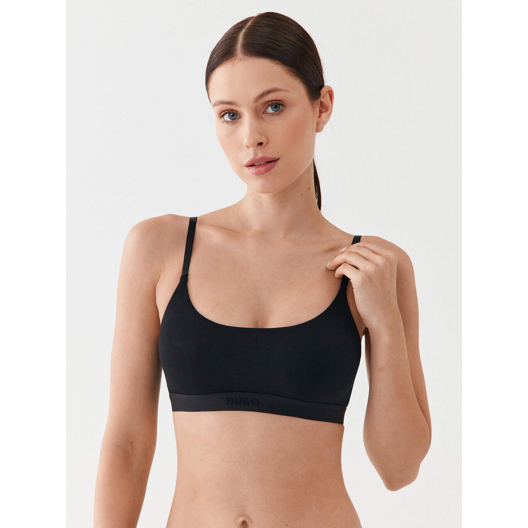 Hugo Sada 2 podprsenek Bra Top Twin Bralette Pure 50496865 Černá - Pepit.cz