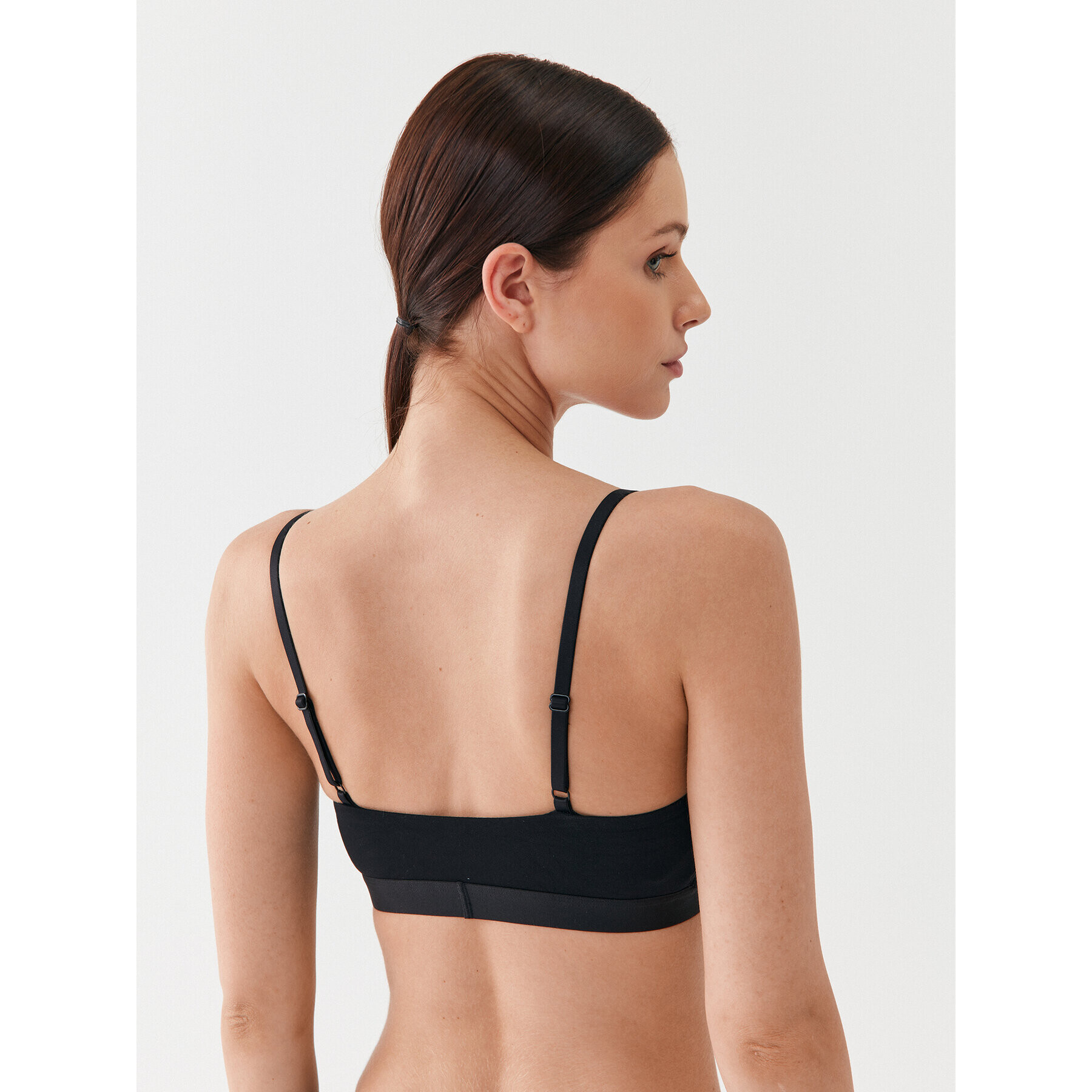 Hugo Sada 2 podprsenek Bra Top Twin Bralette Pure 50496865 Černá - Pepit.cz