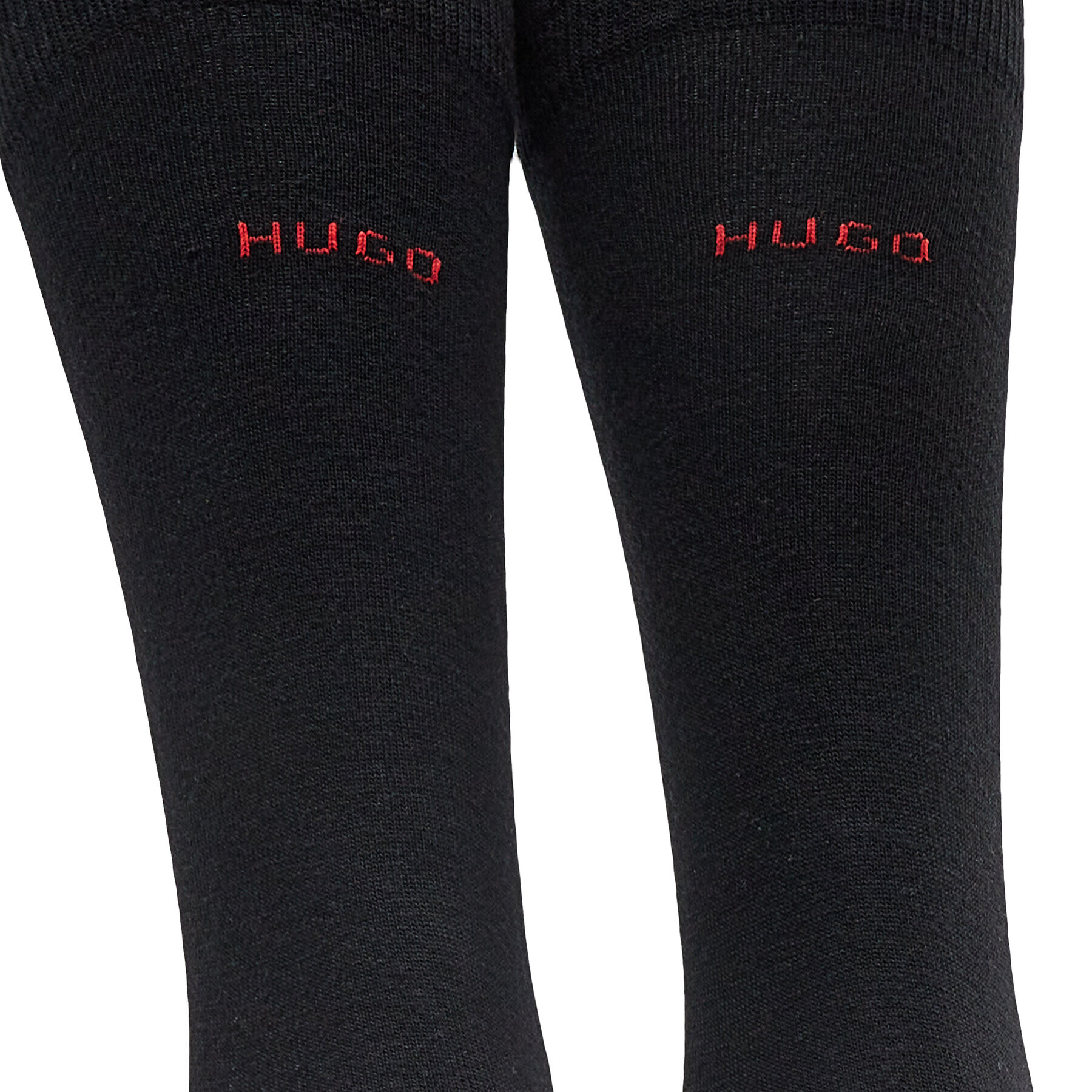 Hugo Sada 3 párů vysokých ponožek unisex 3P Rs Uni Colors Cc 50473183 Černá - Pepit.cz