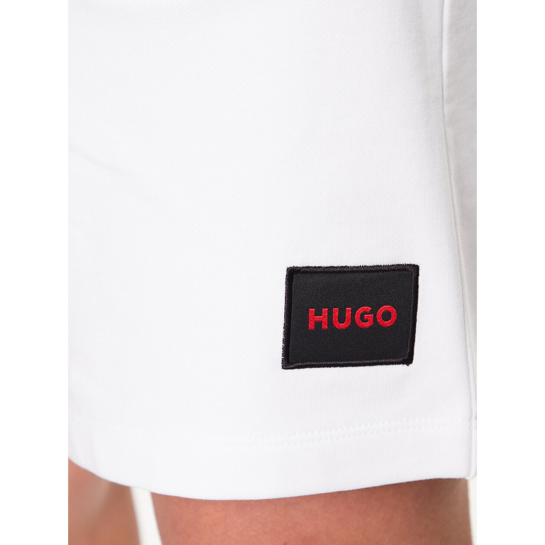 Hugo Sportovní kraťasy 50466196 Bílá Regular Fit - Pepit.cz