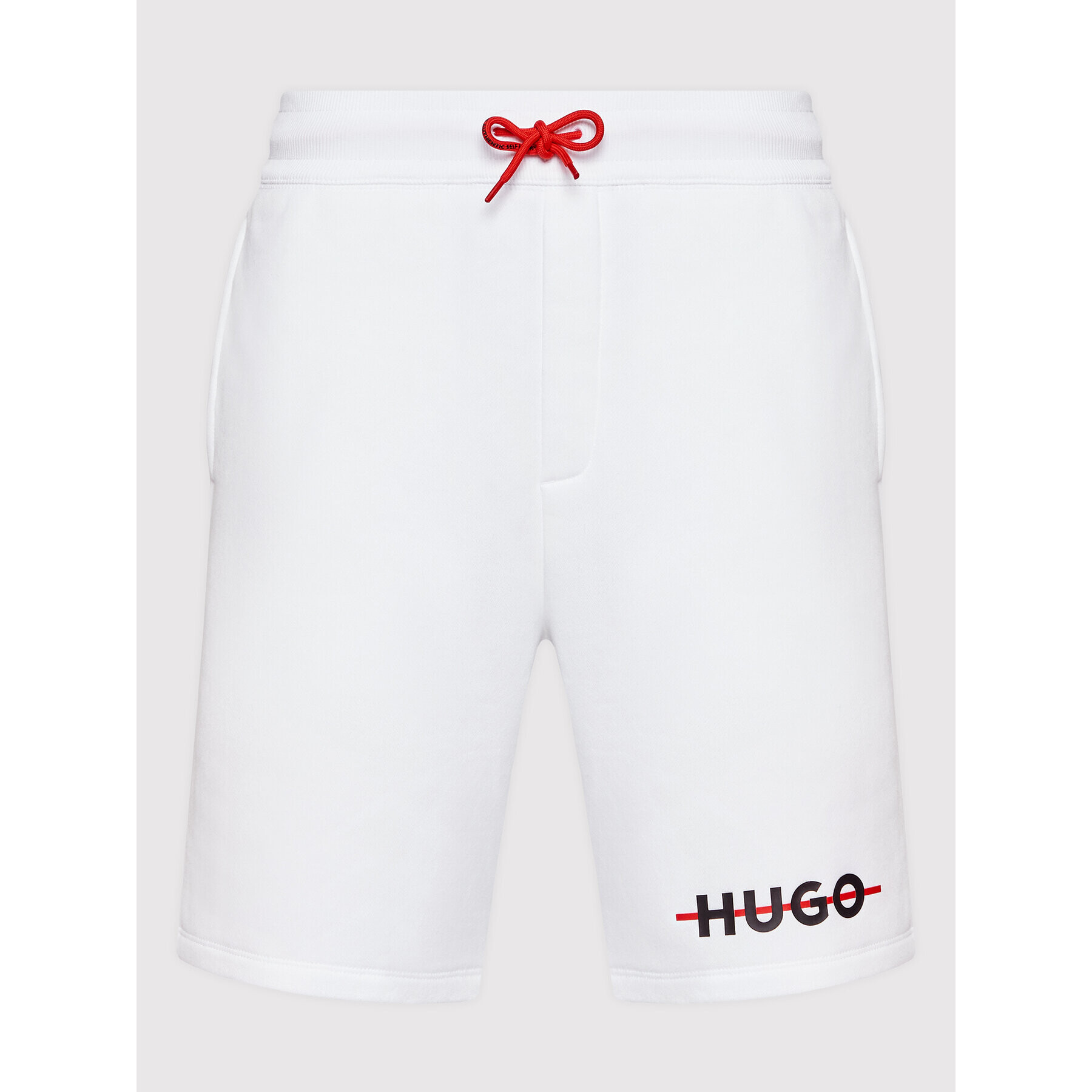 Hugo Sportovní kraťasy Dedford 50481138 Bílá Regular Fit - Pepit.cz