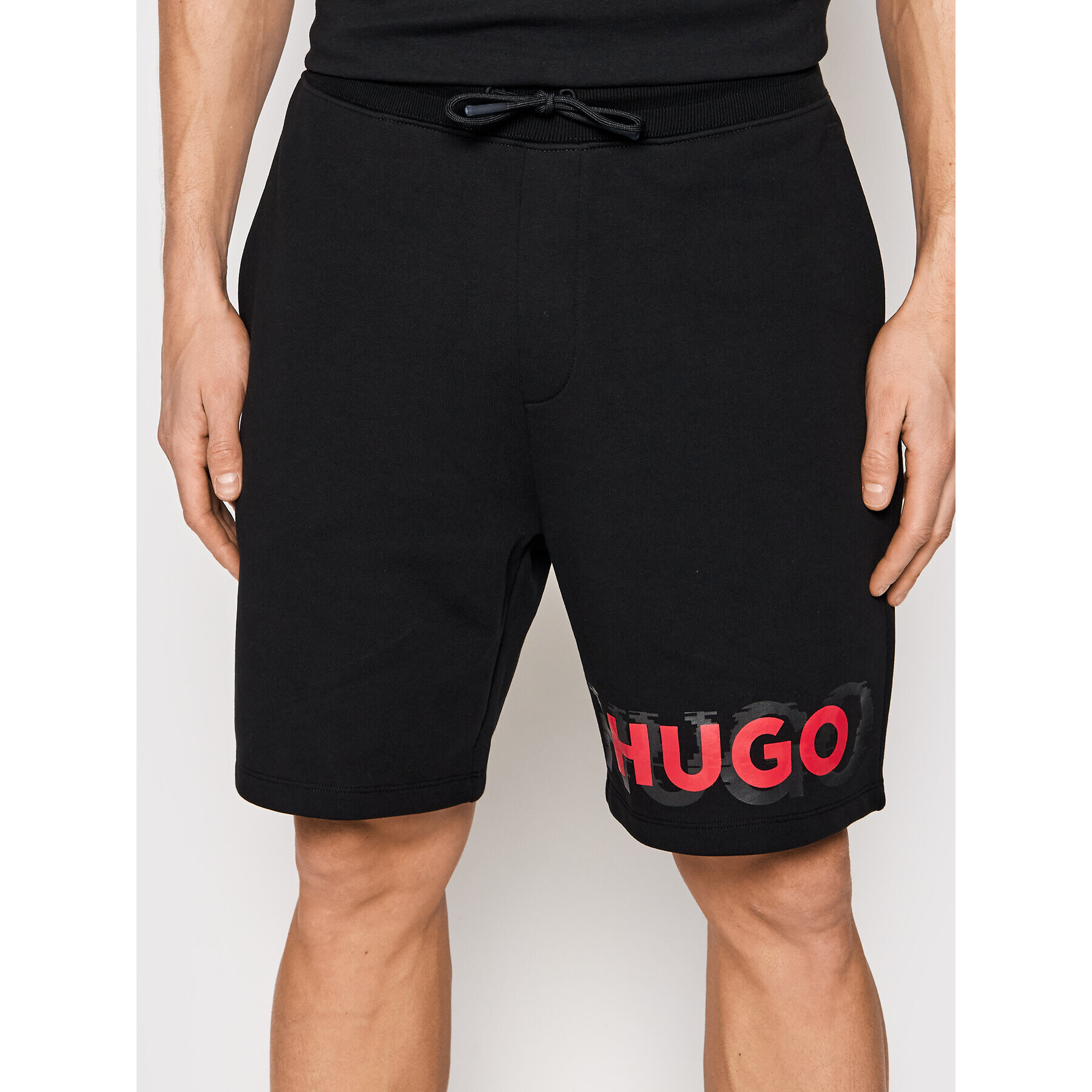 Hugo Sportovní kraťasy Dilton 50468260 Černá Regular Fit - Pepit.cz