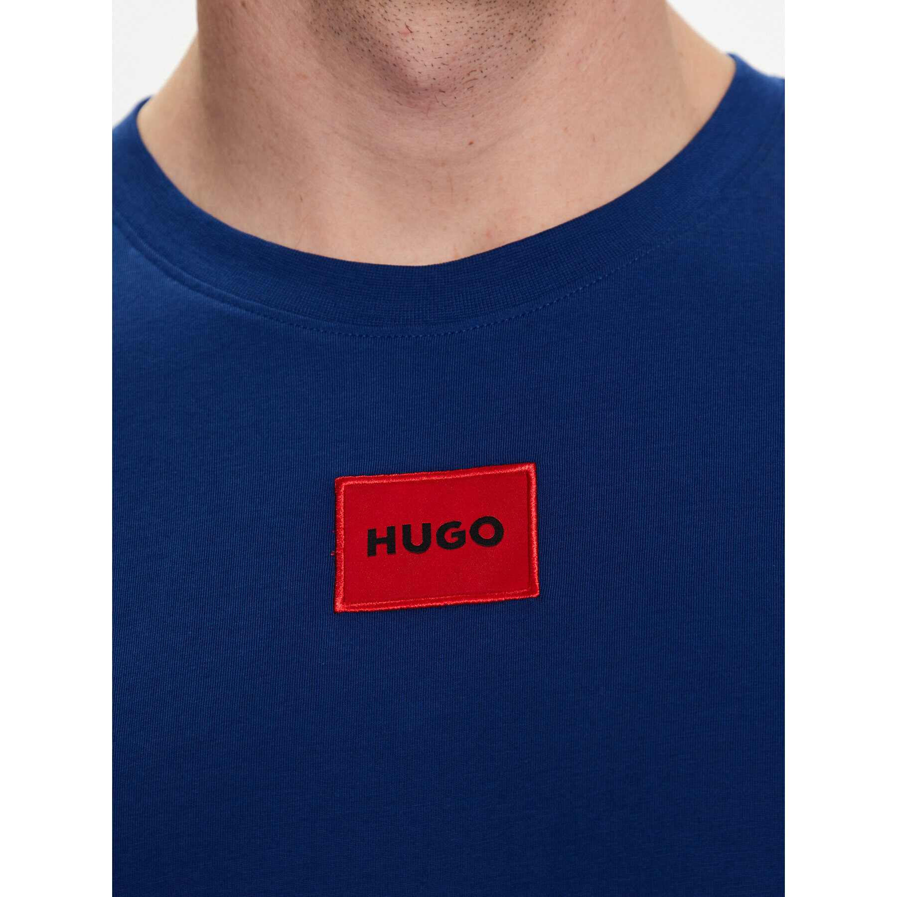 Hugo T-Shirt 50447978 Modrá Regular Fit - Pepit.cz