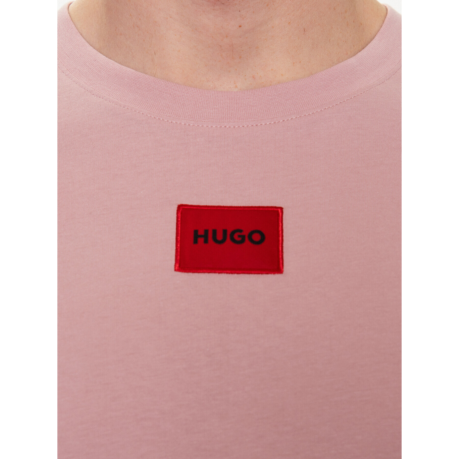 Hugo T-Shirt 50447978 Růžová Regular Fit - Pepit.cz