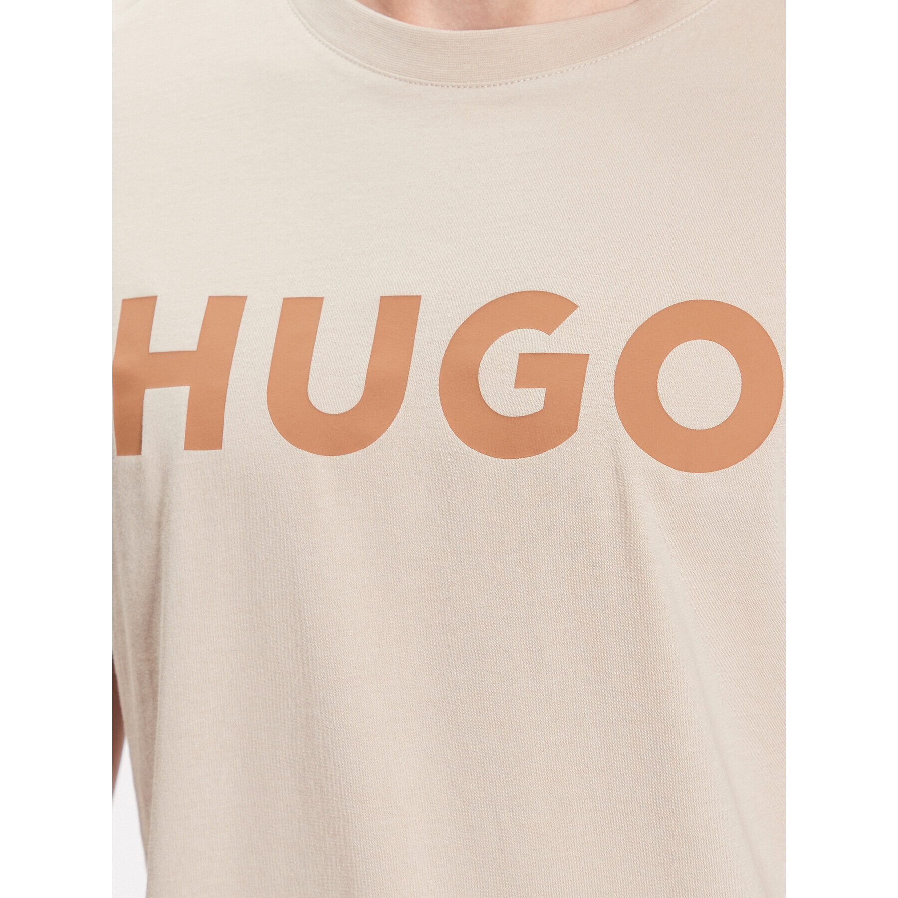 Hugo T-Shirt 50467556 Béžová Regular Fit - Pepit.cz