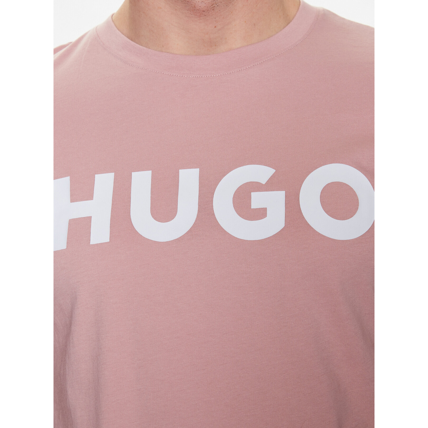 Hugo T-Shirt 50467556 Růžová Regular Fit - Pepit.cz