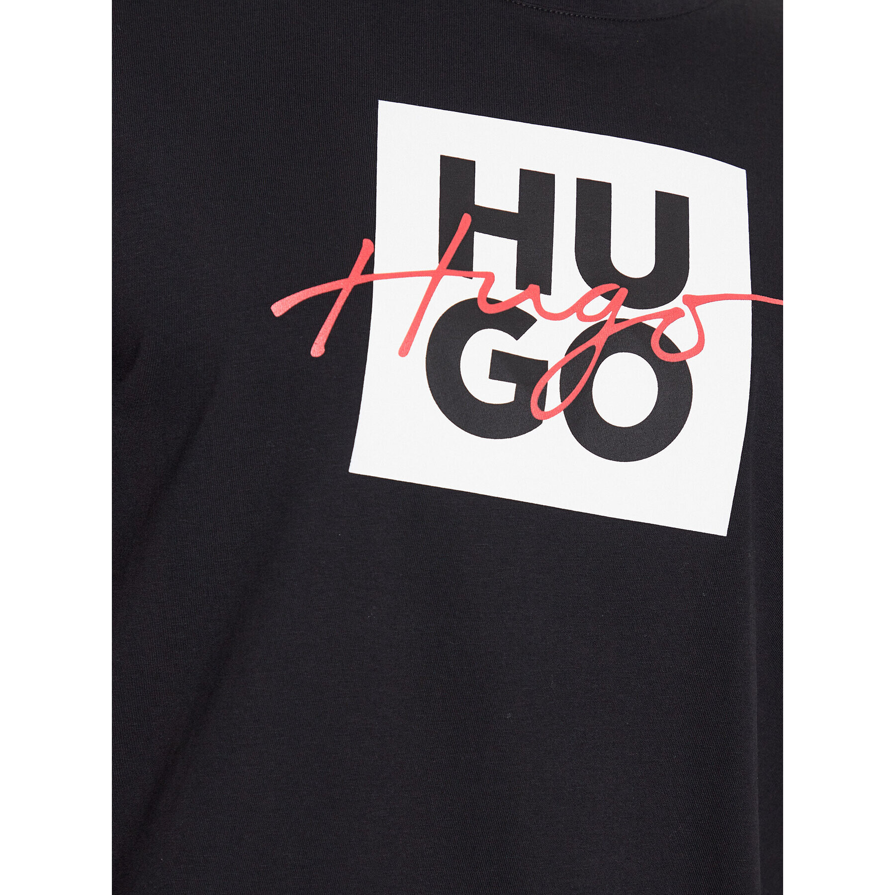 Hugo T-Shirt 50484217 Černá Regular Fit - Pepit.cz