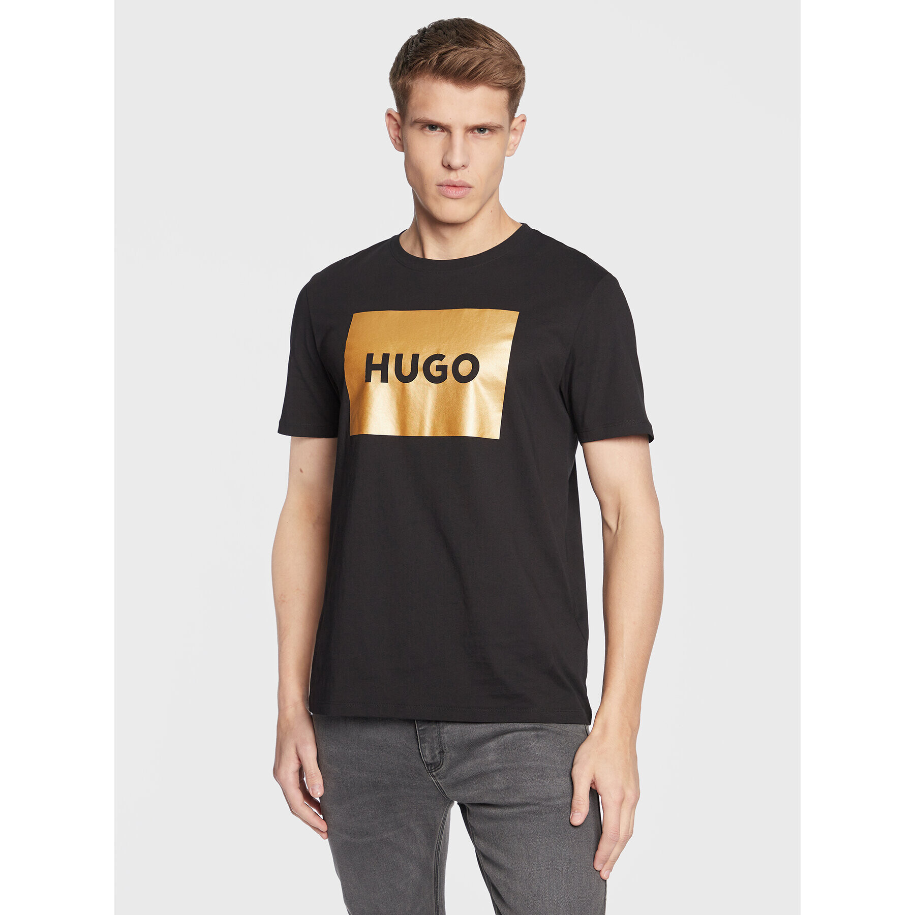 Hugo T-Shirt 50484783 Černá Regular Fit - Pepit.cz