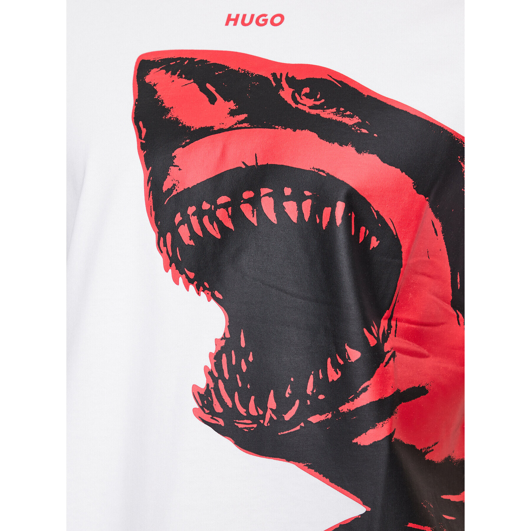 Hugo T-Shirt 50493058 Bílá Regular Fit - Pepit.cz