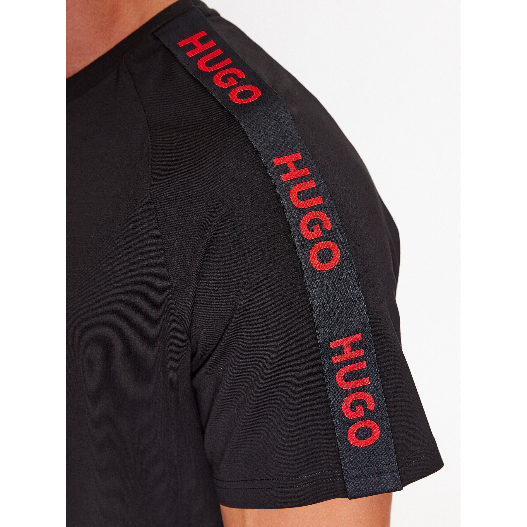 Hugo T-Shirt 50504270 Černá Relaxed Fit - Pepit.cz