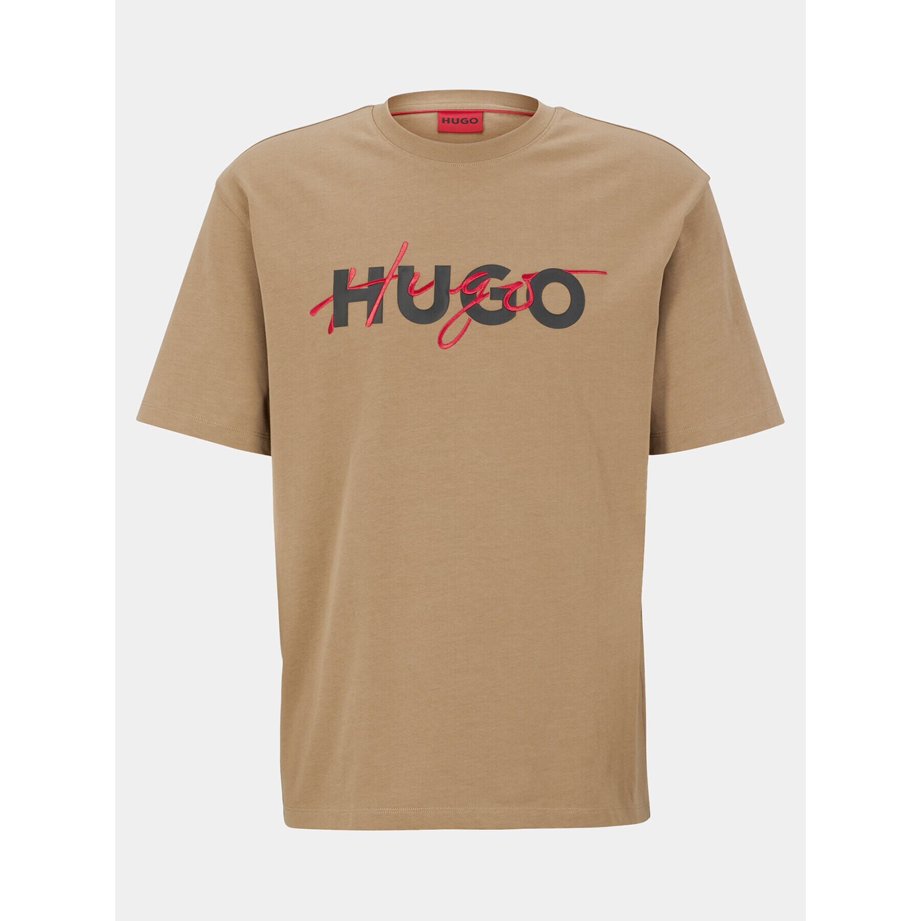 Hugo T-Shirt Dakaishi 50494565 Hnědá Relaxed Fit - Pepit.cz