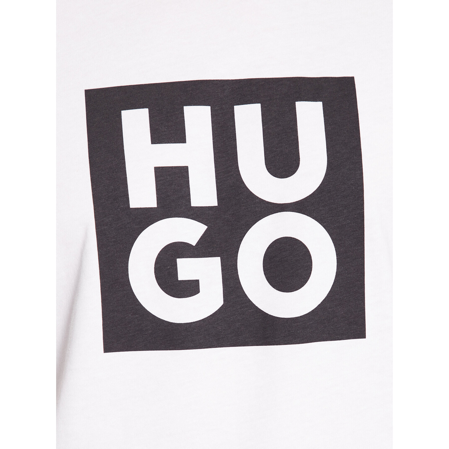 Hugo T-Shirt Daltor 50473891 Bílá Regular Fit - Pepit.cz