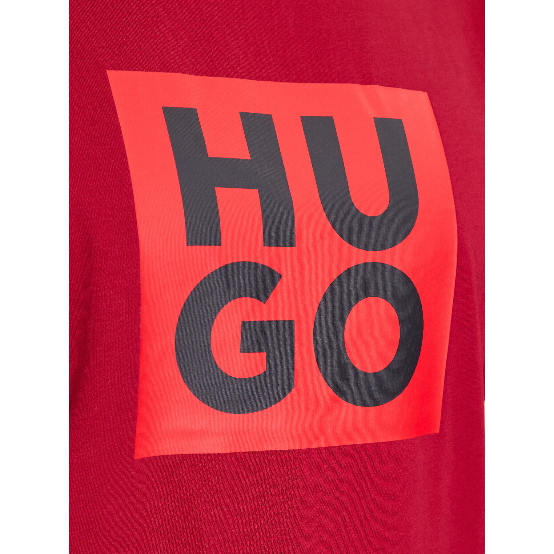 Hugo T-Shirt Daltor 50473891 Červená Regular Fit - Pepit.cz