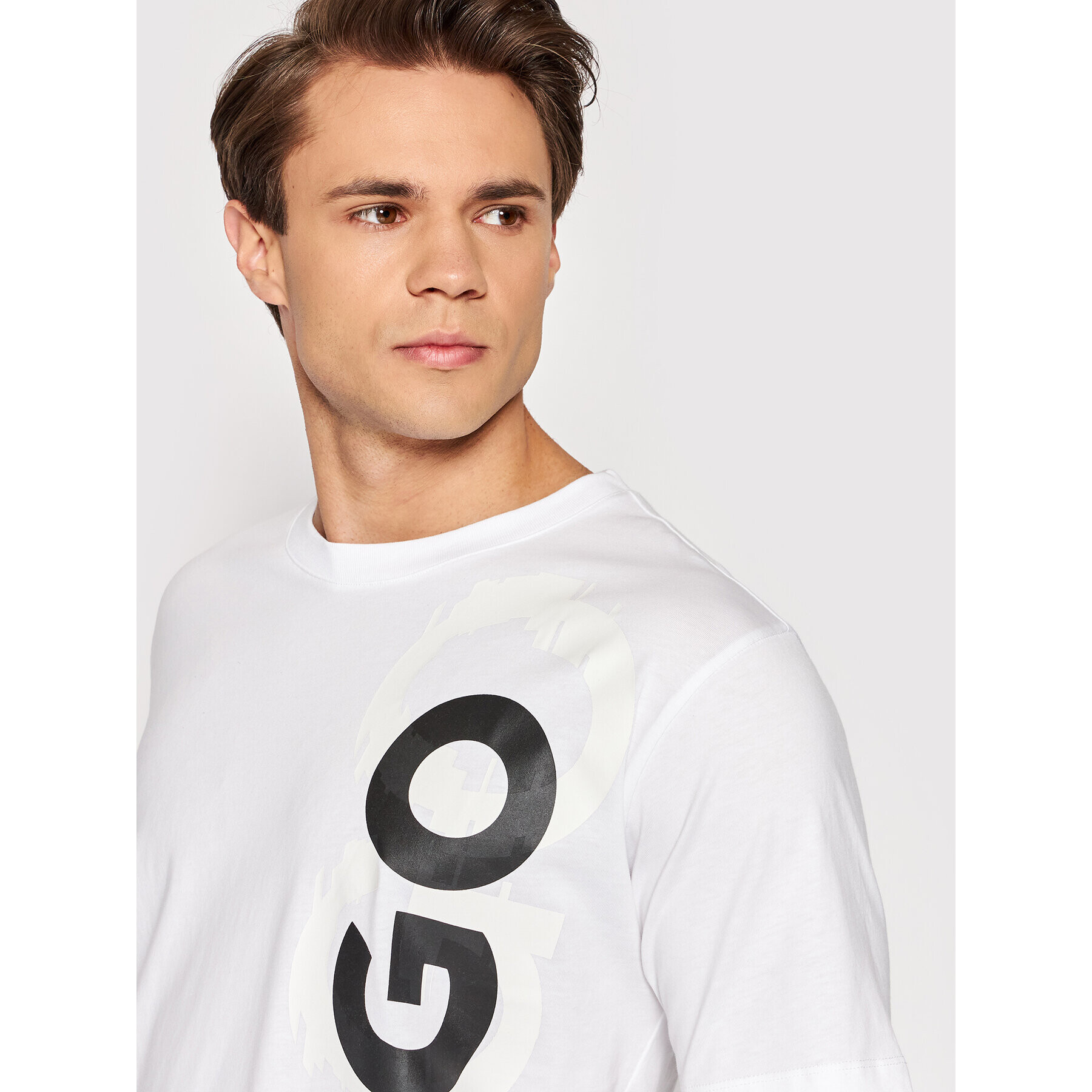 Hugo T-Shirt Dansovino 50468247 Bílá Regular Fit - Pepit.cz