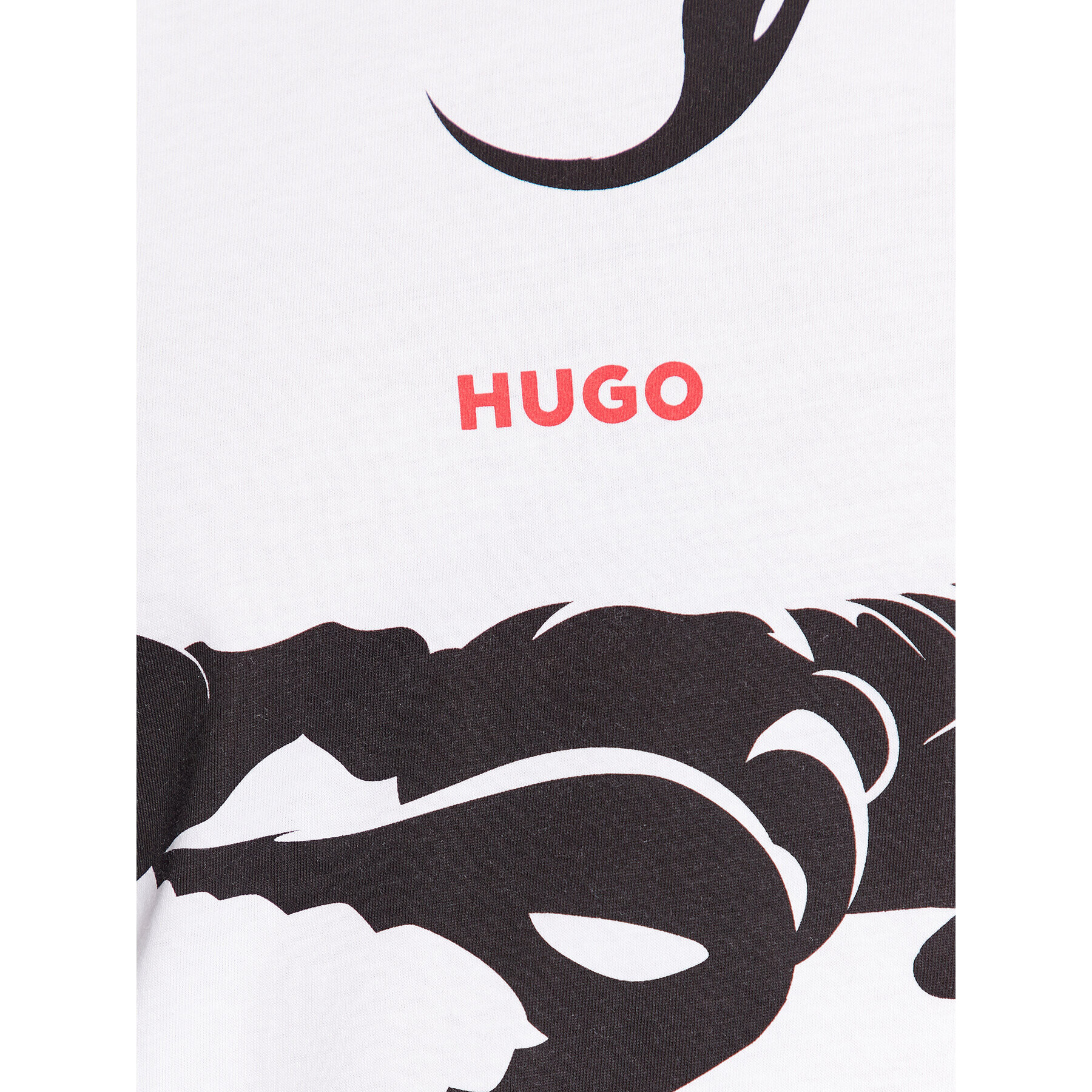 Hugo T-Shirt Darpione 50498196 Bílá Regular Fit - Pepit.cz