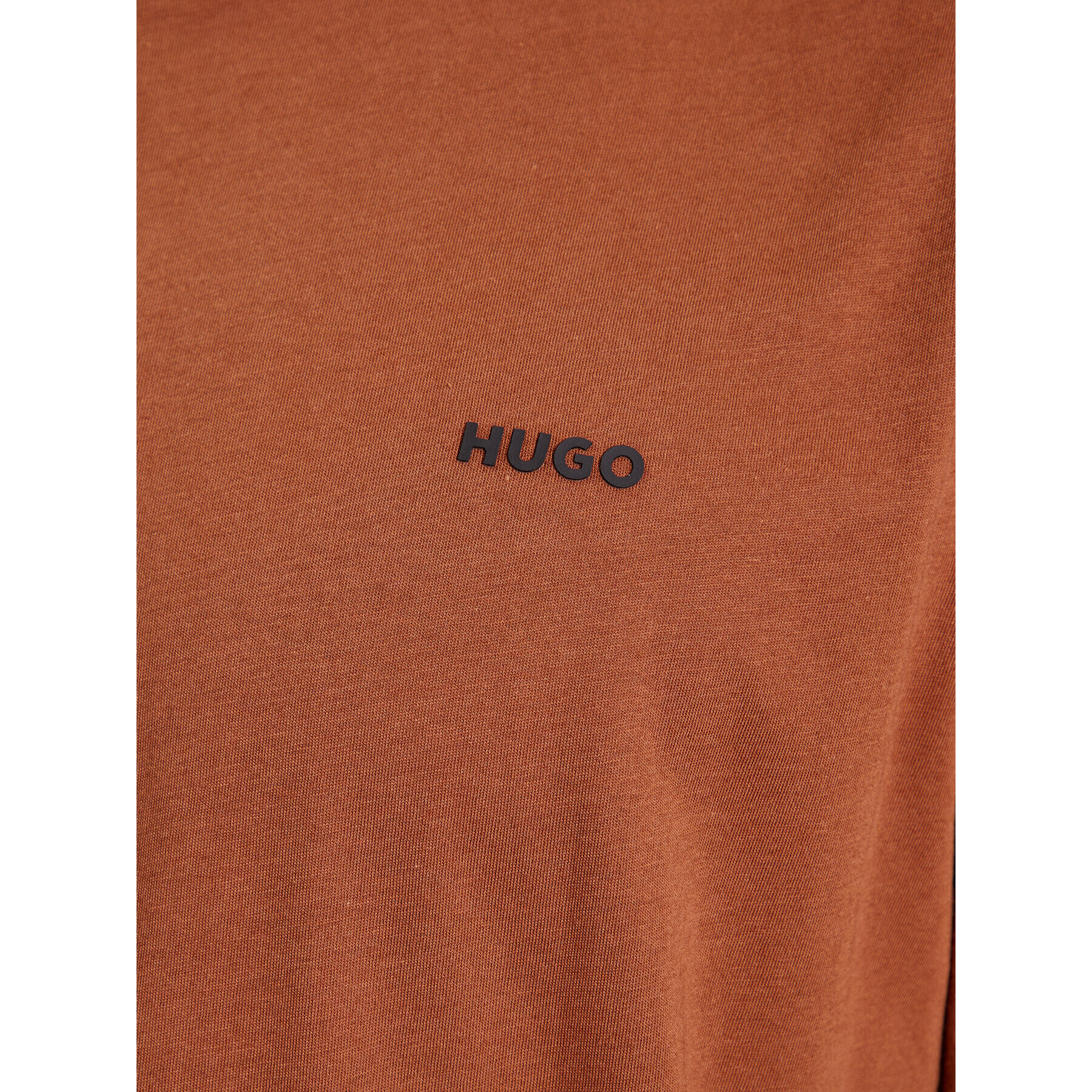 Hugo T-Shirt Dero222 50466158 Hnědá Regular Fit - Pepit.cz