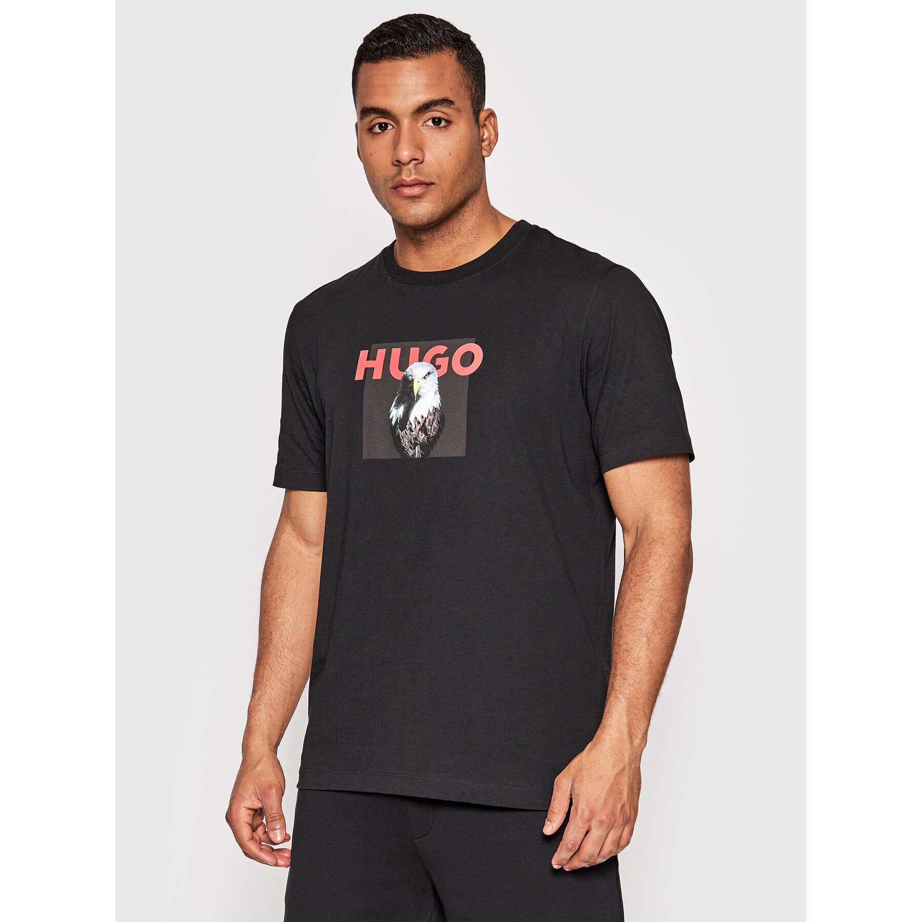 Hugo T-Shirt Dhynx 50473165 Černá Regular Fit - Pepit.cz