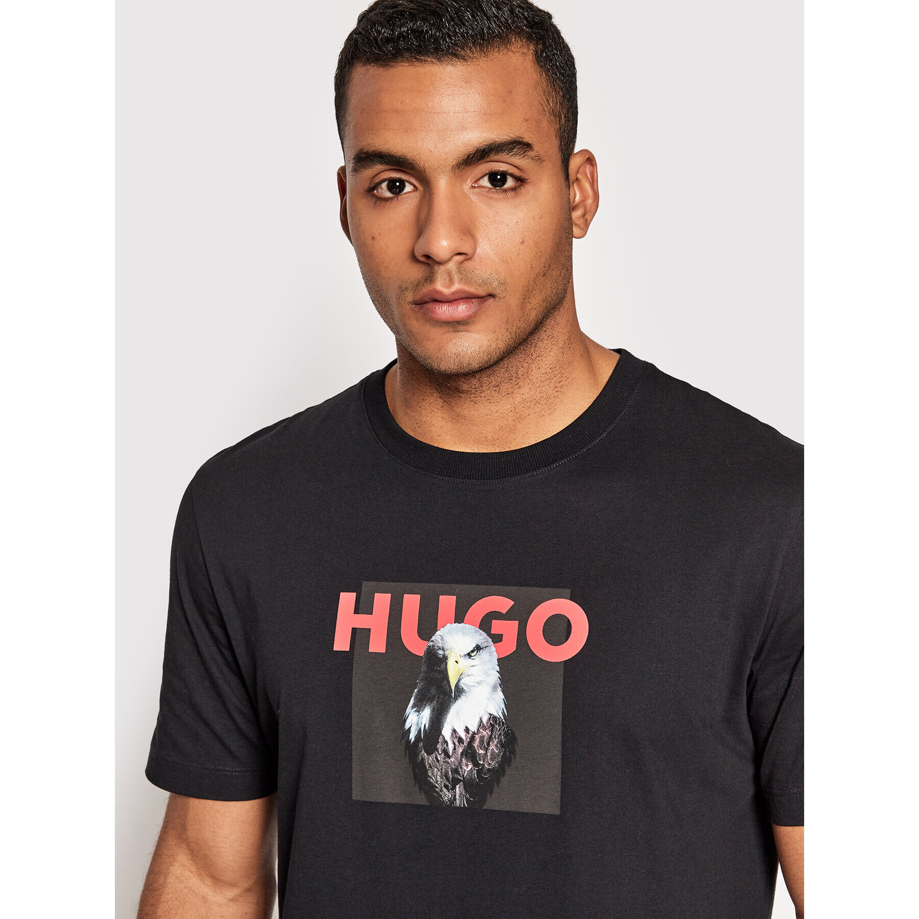 Hugo T-Shirt Dhynx 50473165 Černá Regular Fit - Pepit.cz