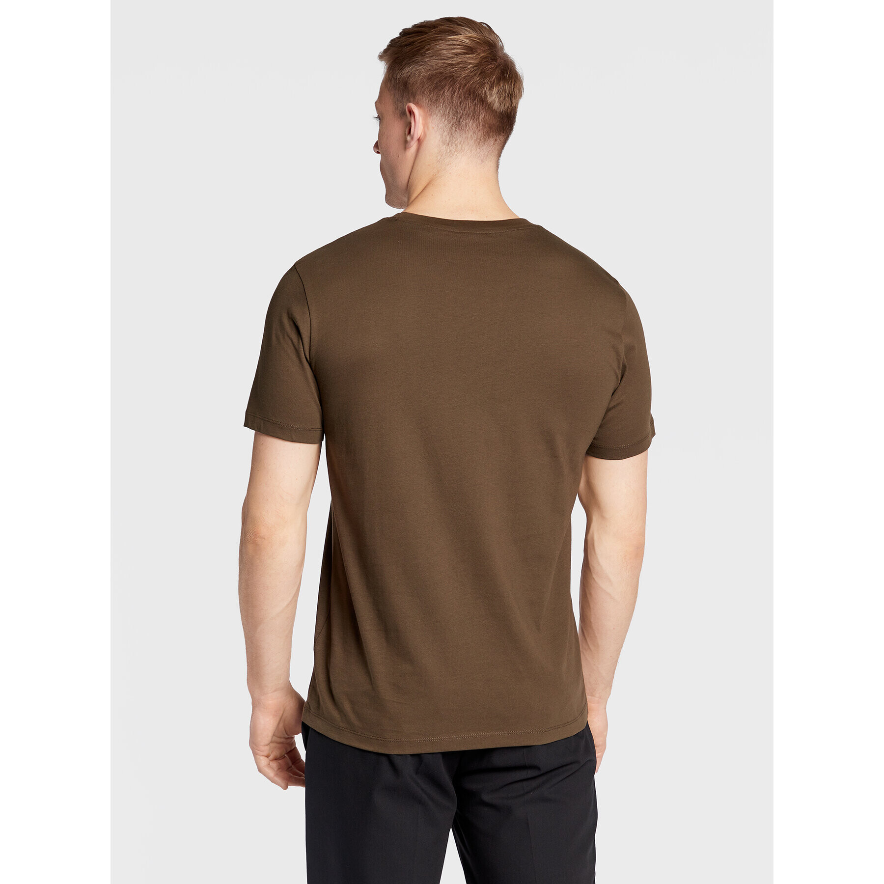 Hugo T-Shirt Dimento 50477006 Zelená Regular Fit - Pepit.cz