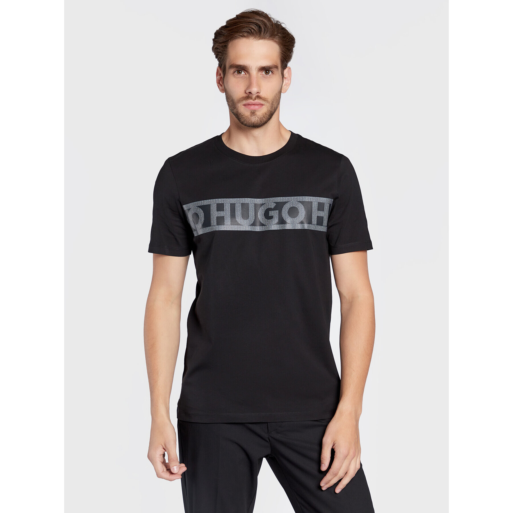 Hugo T-Shirt Dinotto 50475339 Černá Regular Fit - Pepit.cz