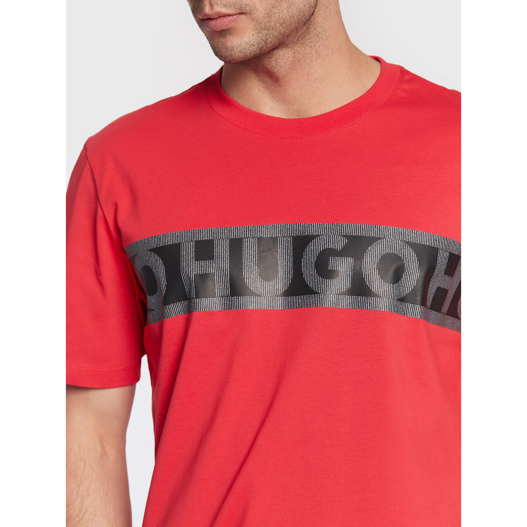 Hugo T-Shirt Dinotto 50475339 Červená Regular Fit - Pepit.cz