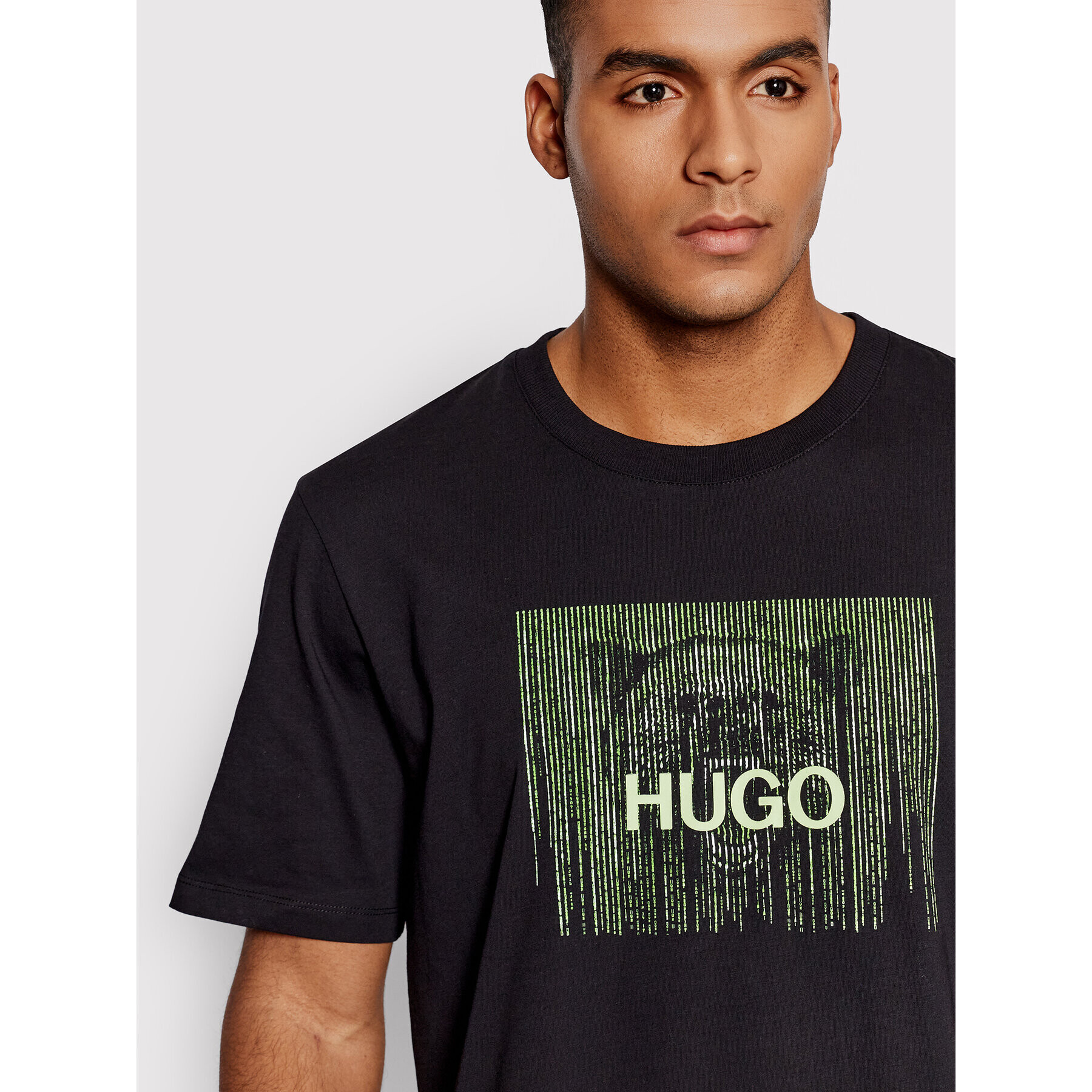 Hugo T-Shirt Dintage 50463214 Černá Regular Fit - Pepit.cz