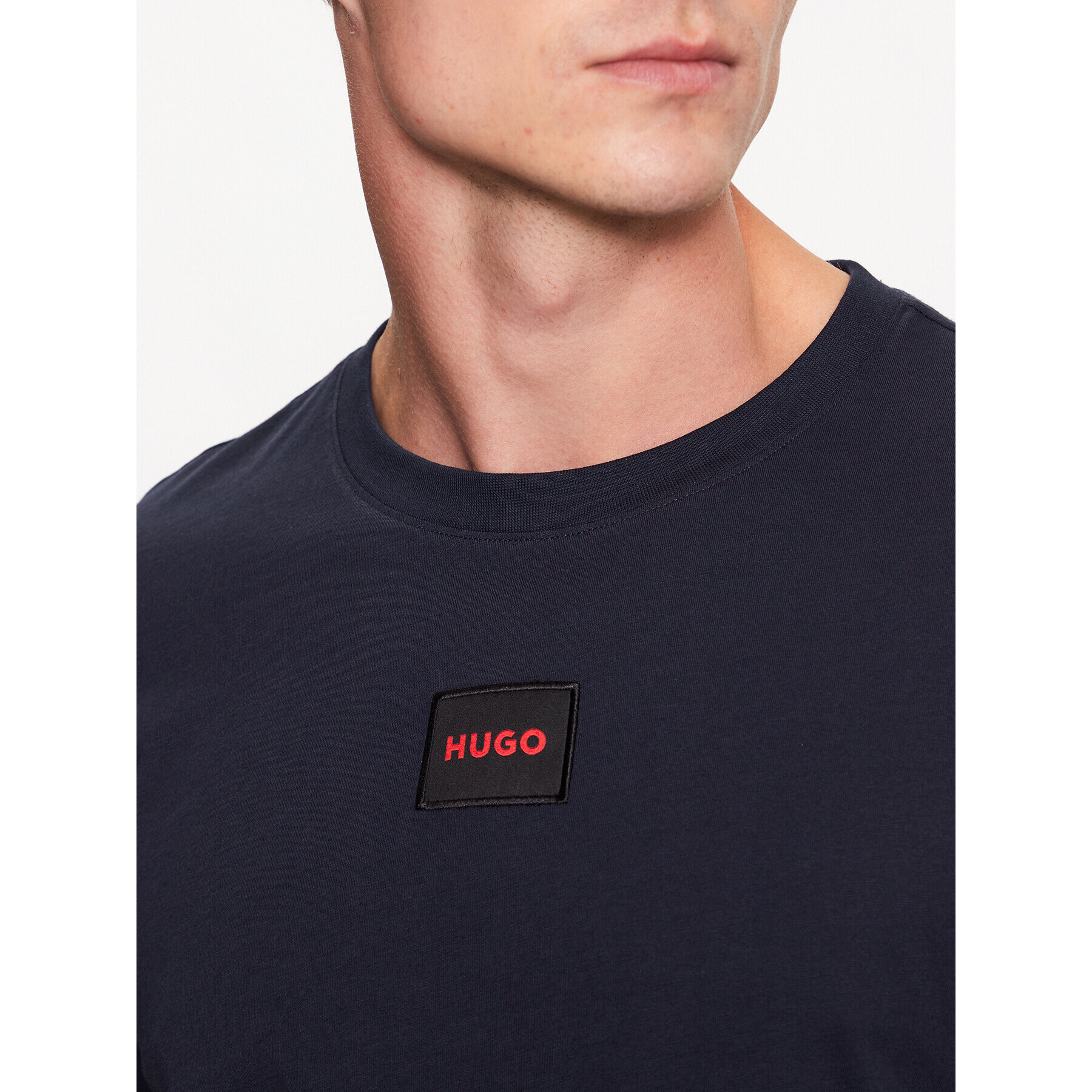 Hugo T-Shirt Diragolino212 50447978 Tmavomodrá Regular Fit - Pepit.cz