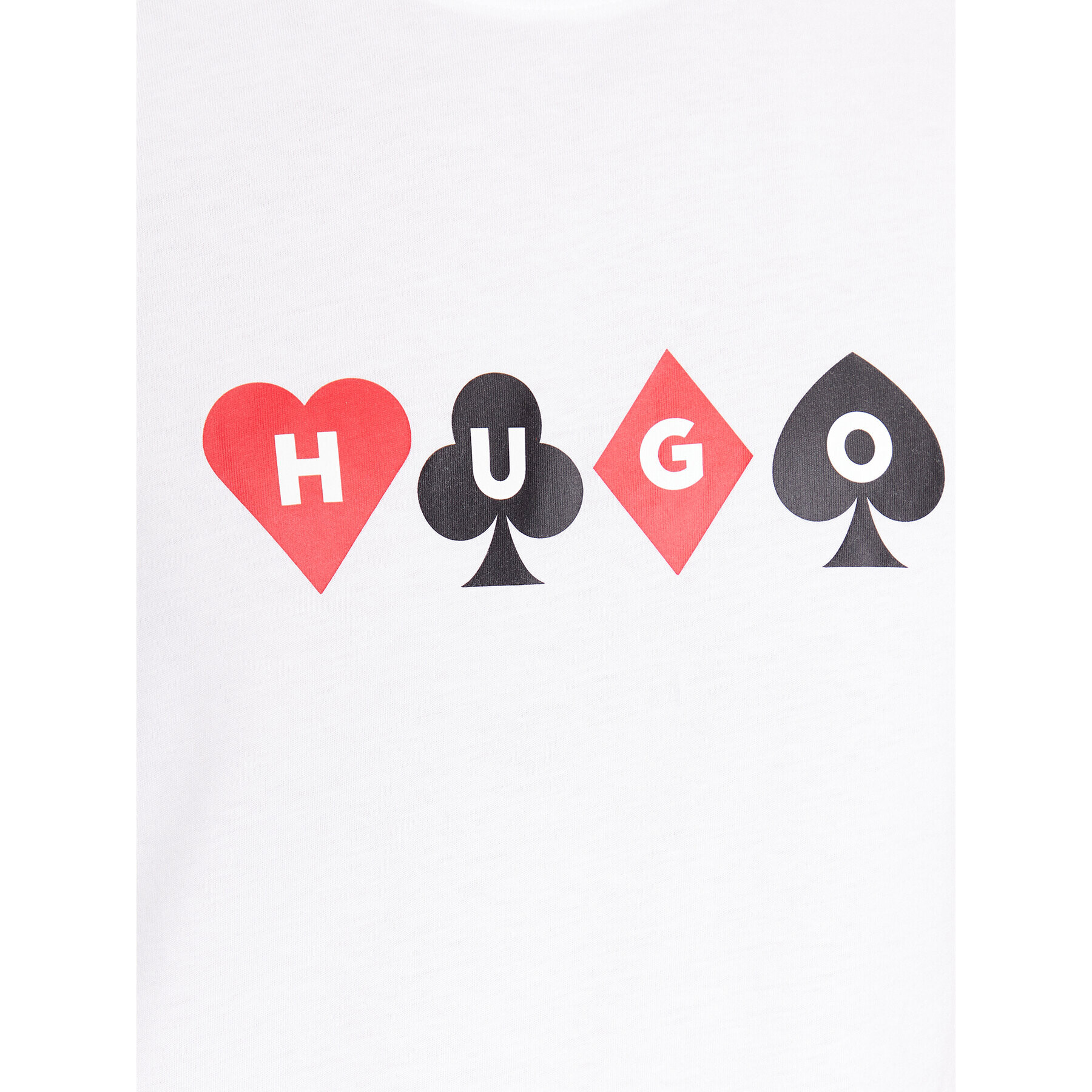 Hugo T-Shirt Doober 50499720 Bílá Regular Fit - Pepit.cz