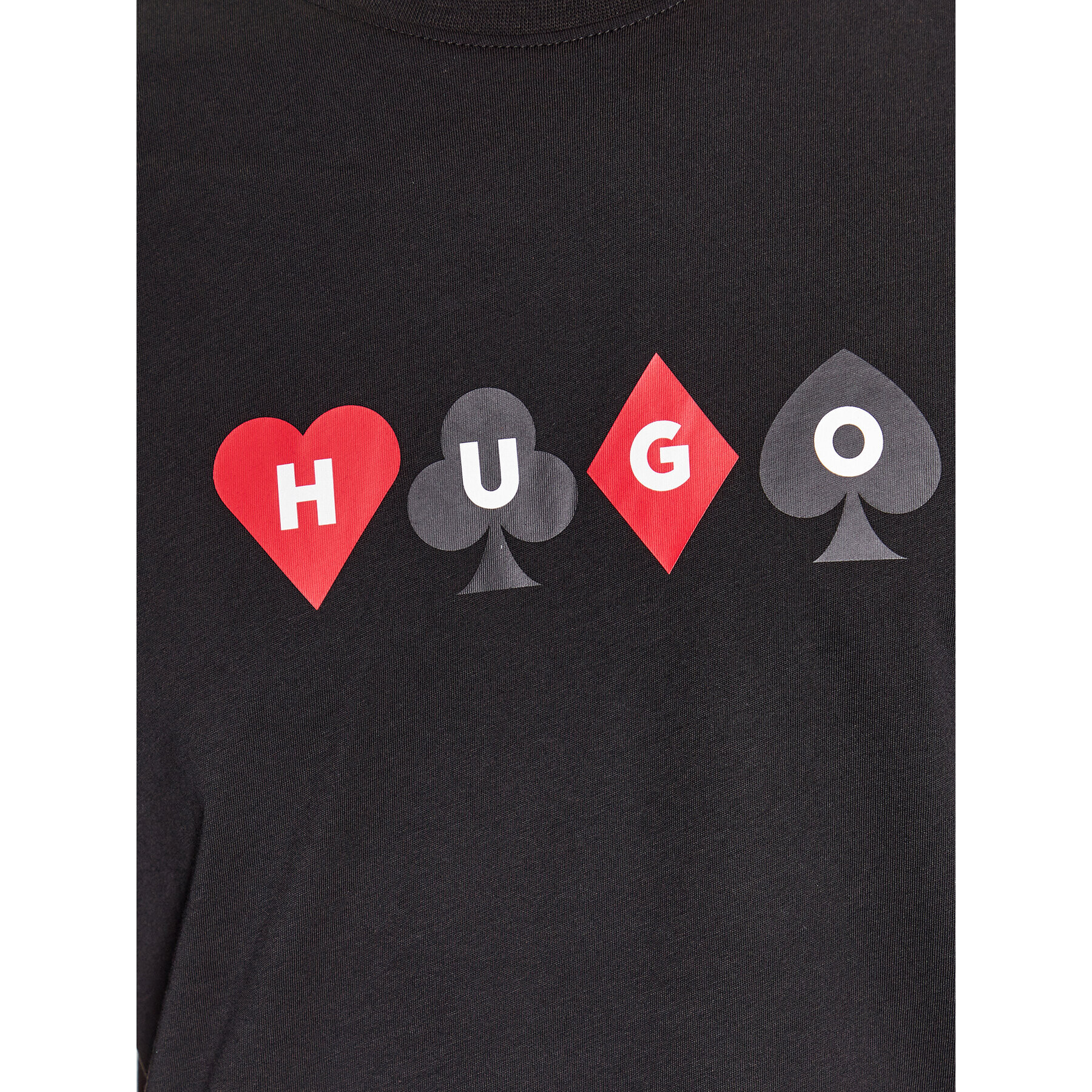 Hugo T-Shirt Doober 50499720 Černá Regular Fit - Pepit.cz