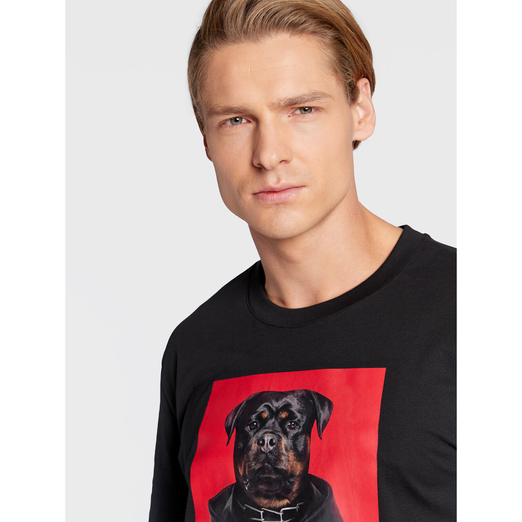 Hugo T-Shirt Dound 50485666 Černá Regular Fit - Pepit.cz