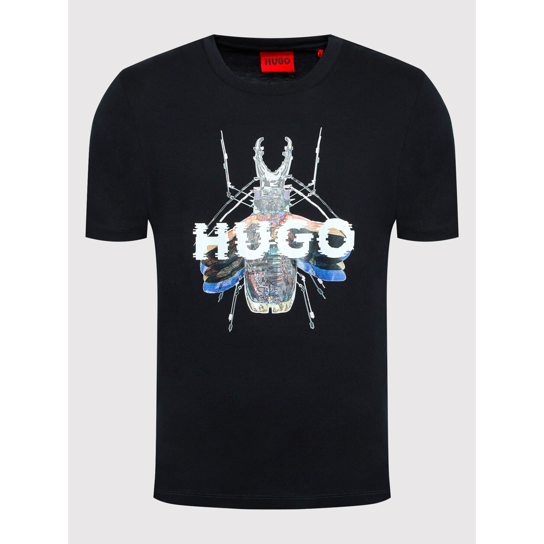 Hugo T-Shirt Dugy 50465339 Černá Regular Fit - Pepit.cz