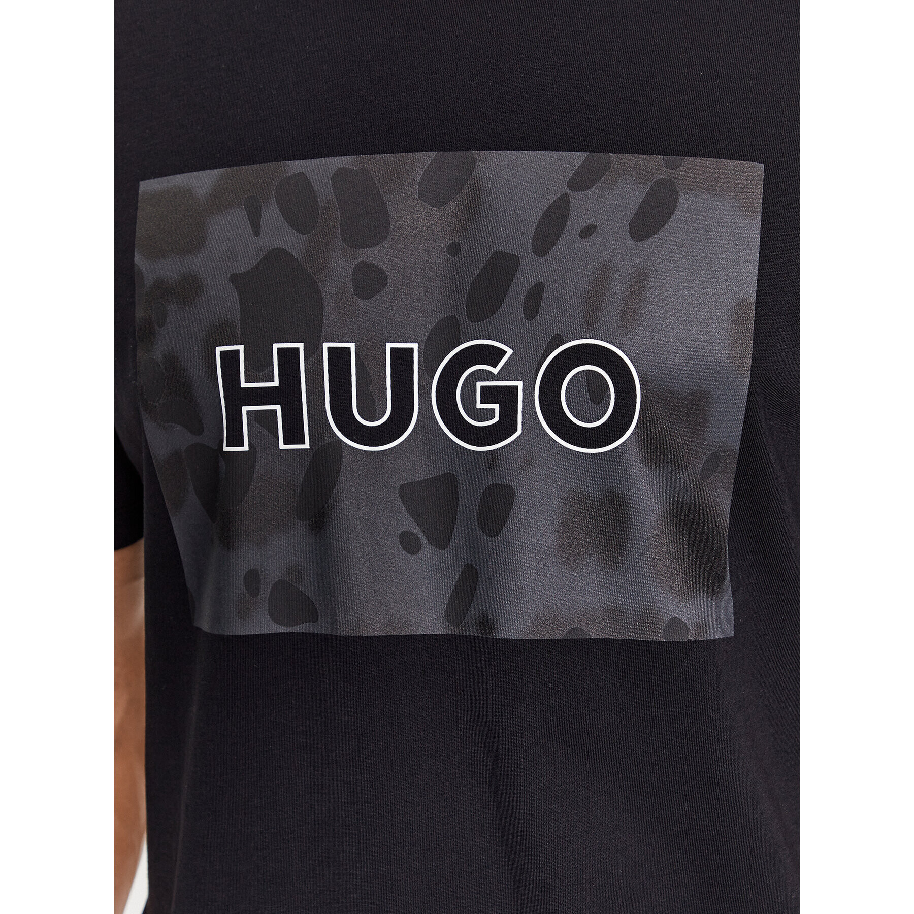 Hugo T-Shirt Dulive 50498220 Černá Regular Fit - Pepit.cz